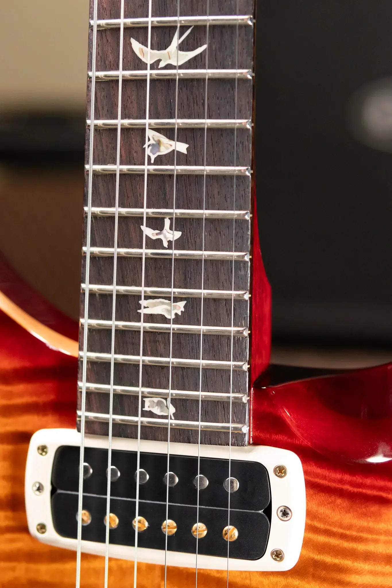 PRS Custom 24-08 10-Top Electric Guitar - Dark Cherry Burst with Hardshell Case - Used