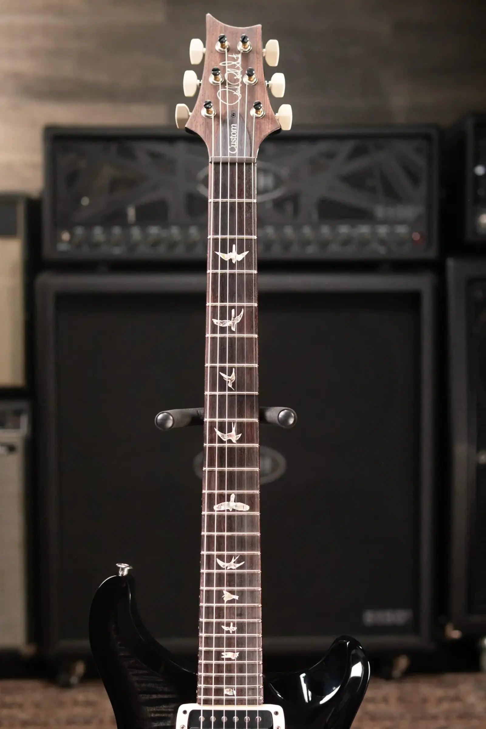 PRS Custom 24-08 Electric Guitar - Faded Whale Blue Wraparound Smokeburst with Hardshell Case