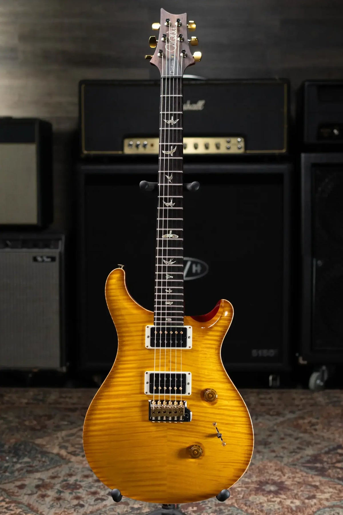 PRS Custom 24 10-Top Electric Guitar - McCarty Sunburst with Hardshell Case - Used