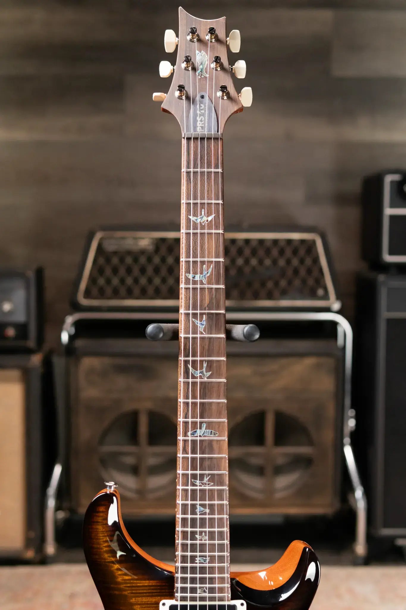 PRS Custom 24 40th Anniversary Limited Edition Electric Guitar - Tiger Eye Smokeburst with Hardshell Case