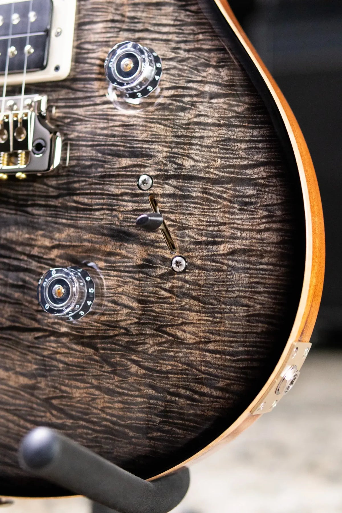 PRS Custom 24 "Birds of a Feather" Limited Edition Artist Top Electric Guitar - Charcoal Microburst with Hardshell Case