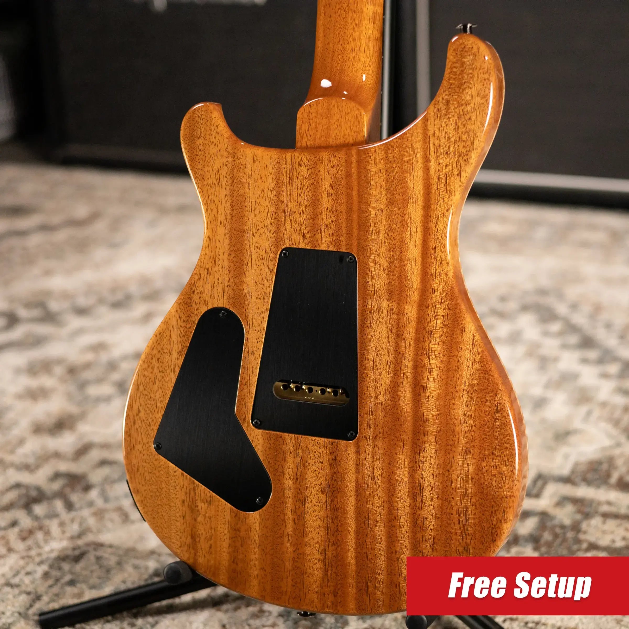 PRS Custom 24 Semi-Hollow Flame Maple Artist Top Electric Guitar - Faded Indigo with Hardshell Case