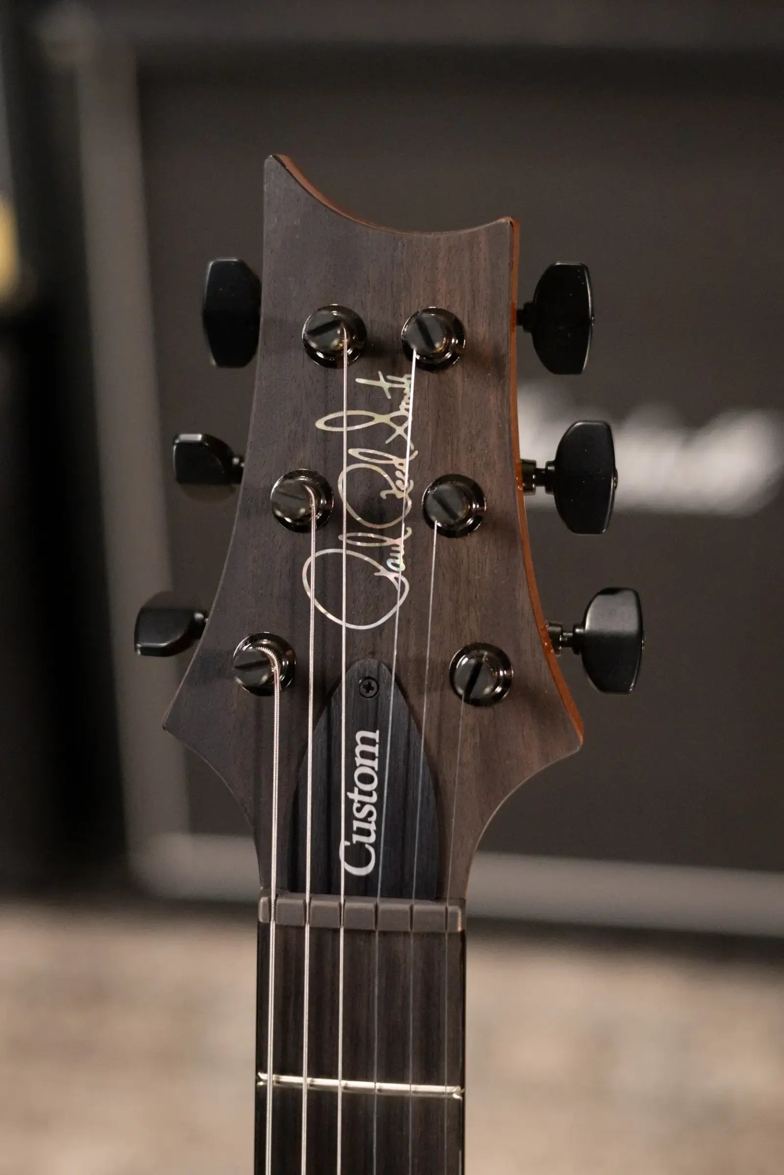 PRS Custom 24 Semi-Hollow Flame Maple Artist Top Electric Guitar - Faded Indigo with Hardshell Case