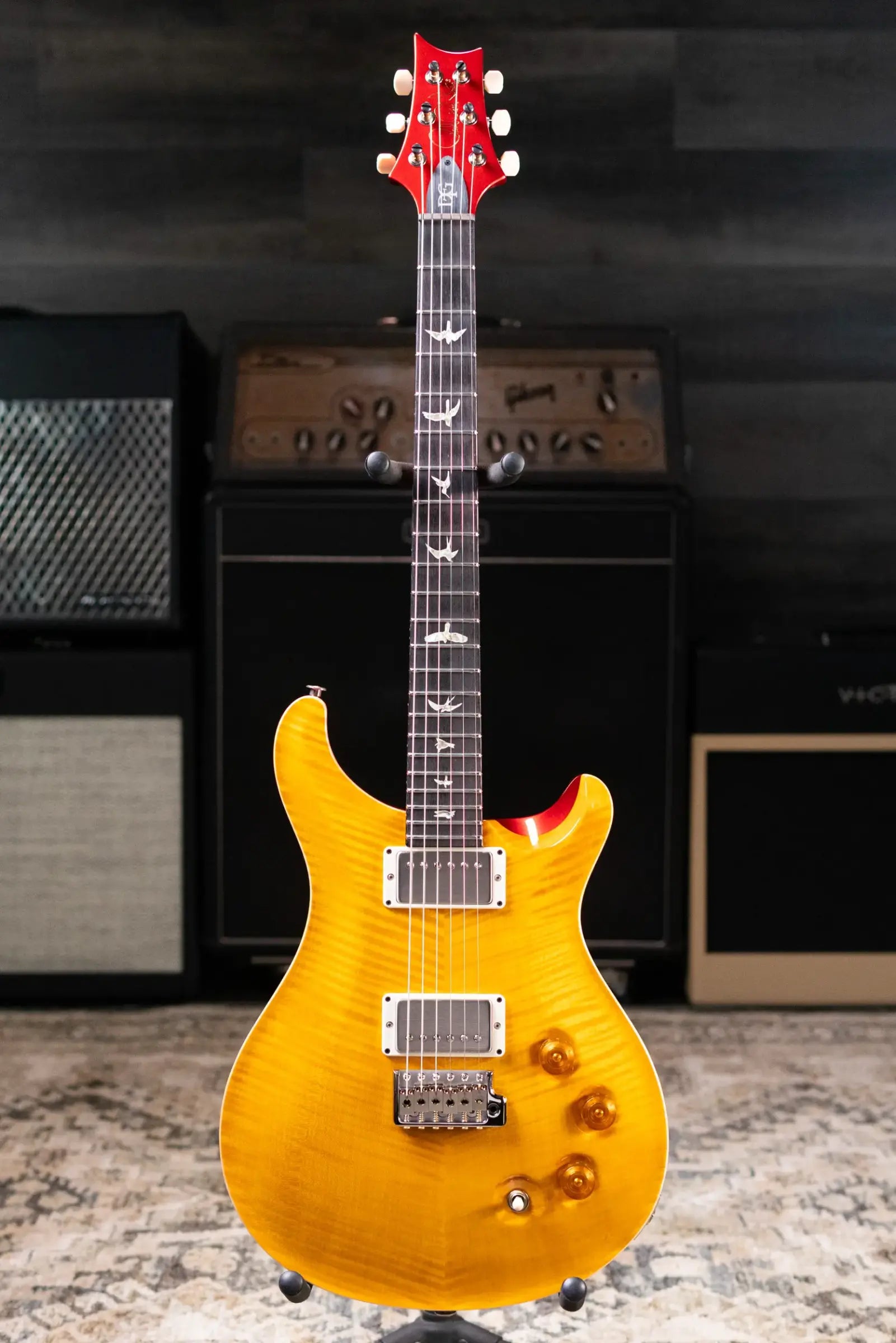 PRS DGT Select Top Electric Guitar - McCarty Sunburst with Hardshell Case