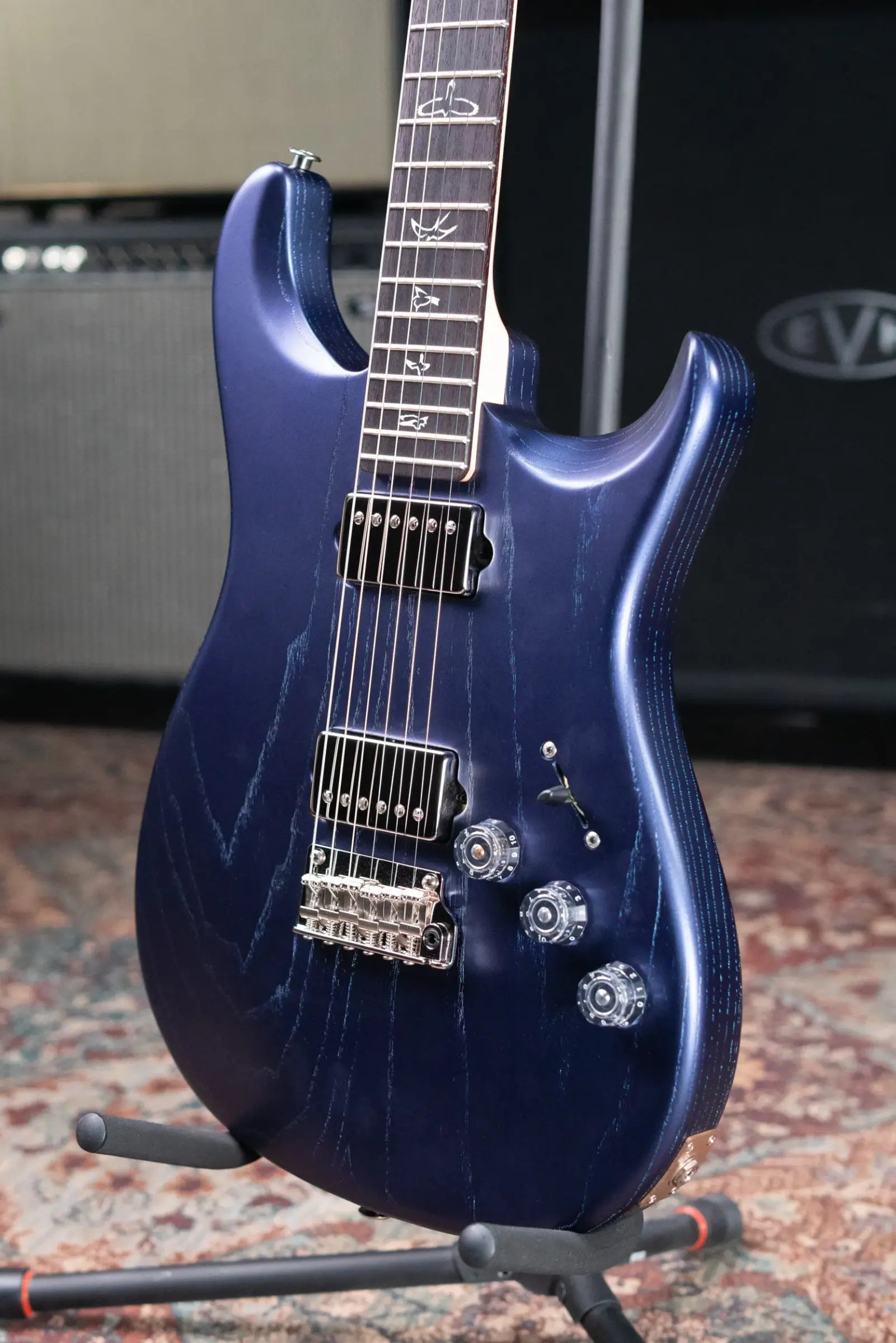 PRS Fiore HH Satin Electric Guitar - Metallic Midnight with Gig Bag