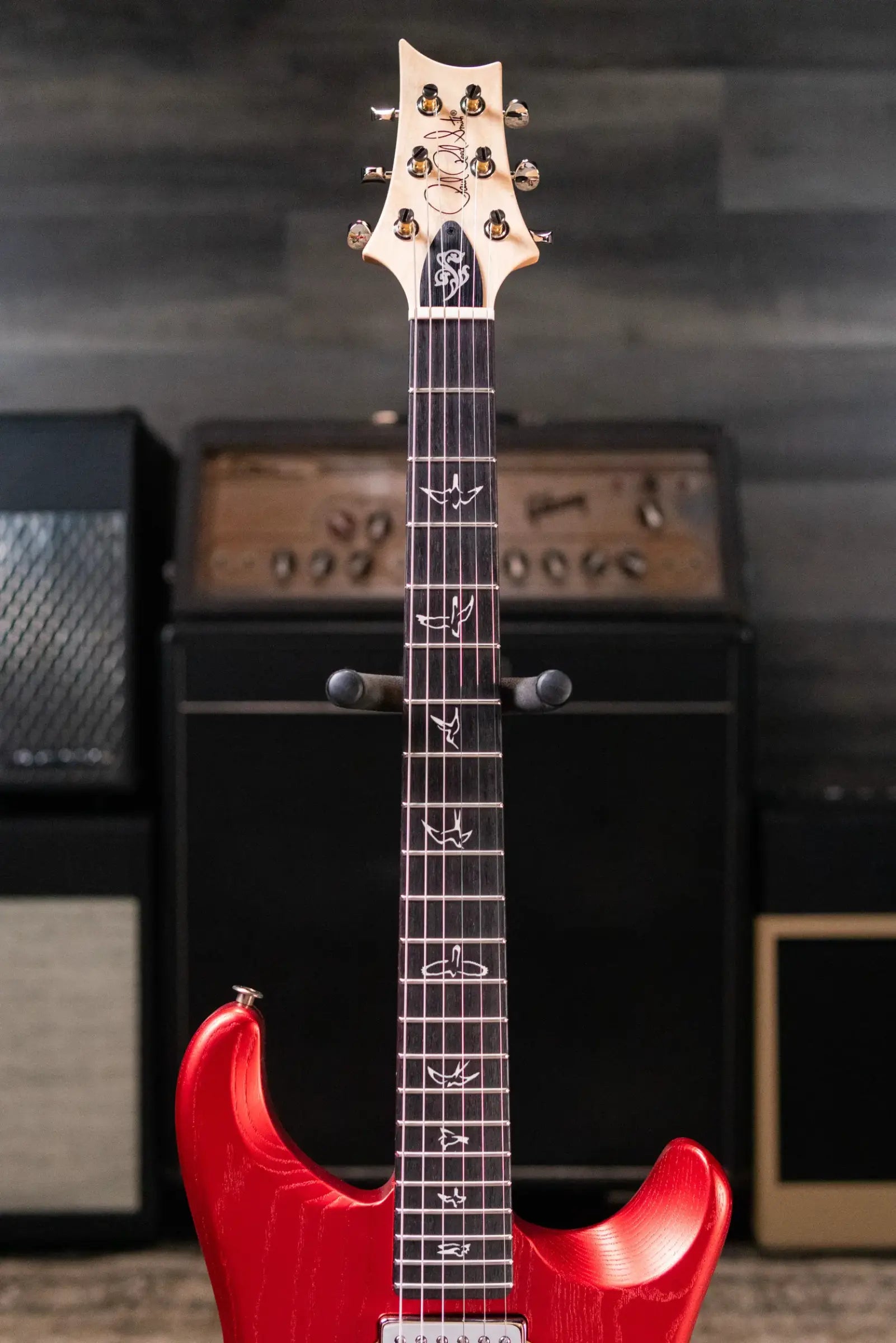 PRS Fiore HH Satin Electric Guitar - Red Apple Metallic with Gig Bag