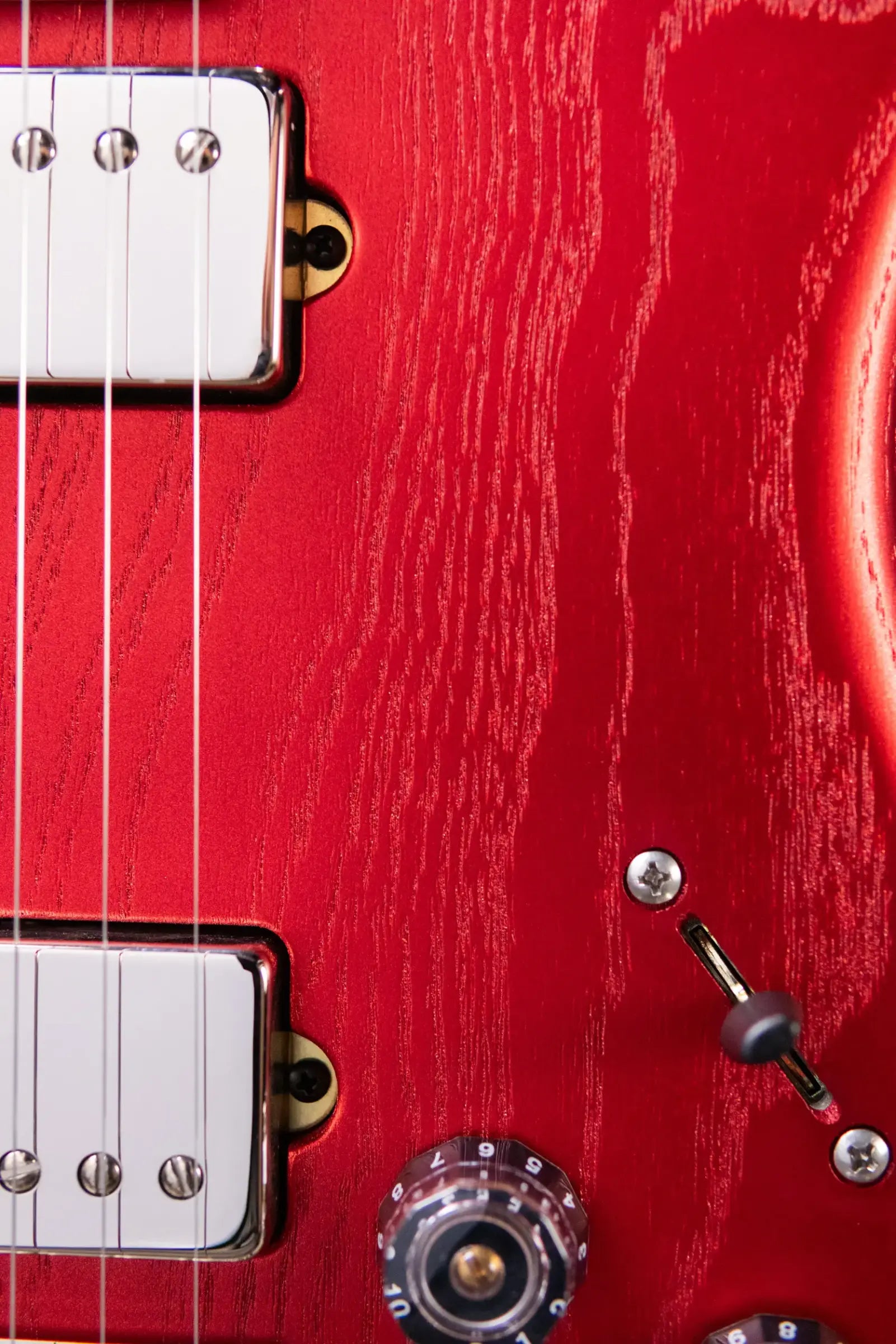 PRS Fiore HH Satin Electric Guitar - Red Apple Metallic with Gig Bag