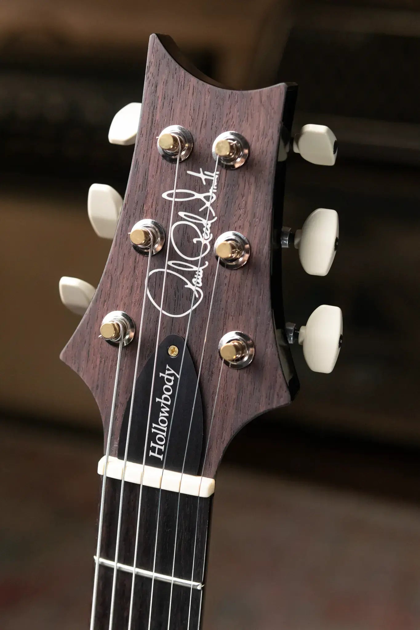 PRS Hollowbody II Piezo Flame Maple 10-Top - Violet Smokeburst with Hardshell Case