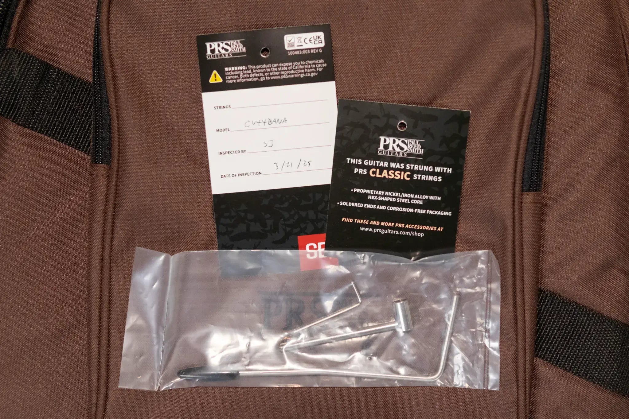 PRS Limited Edition SE Exotic Custom 24 Electric Guitar - Burled Ash with Gig Bag