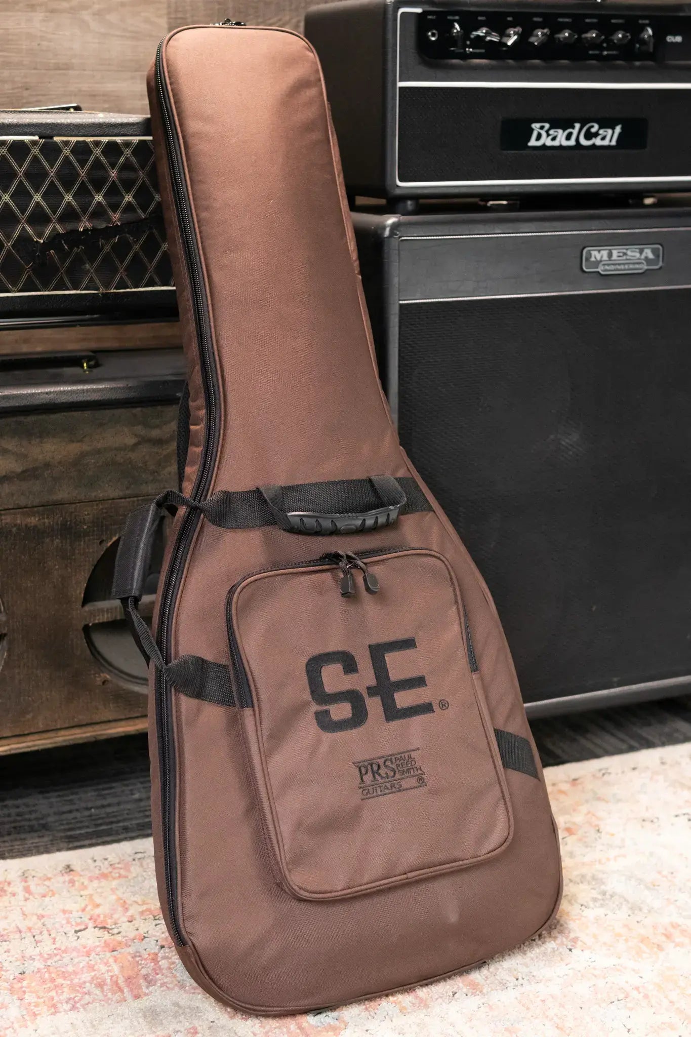 PRS Limited Edition SE Exotic Custom 24 Electric Guitar - Burled Ash with Gig Bag