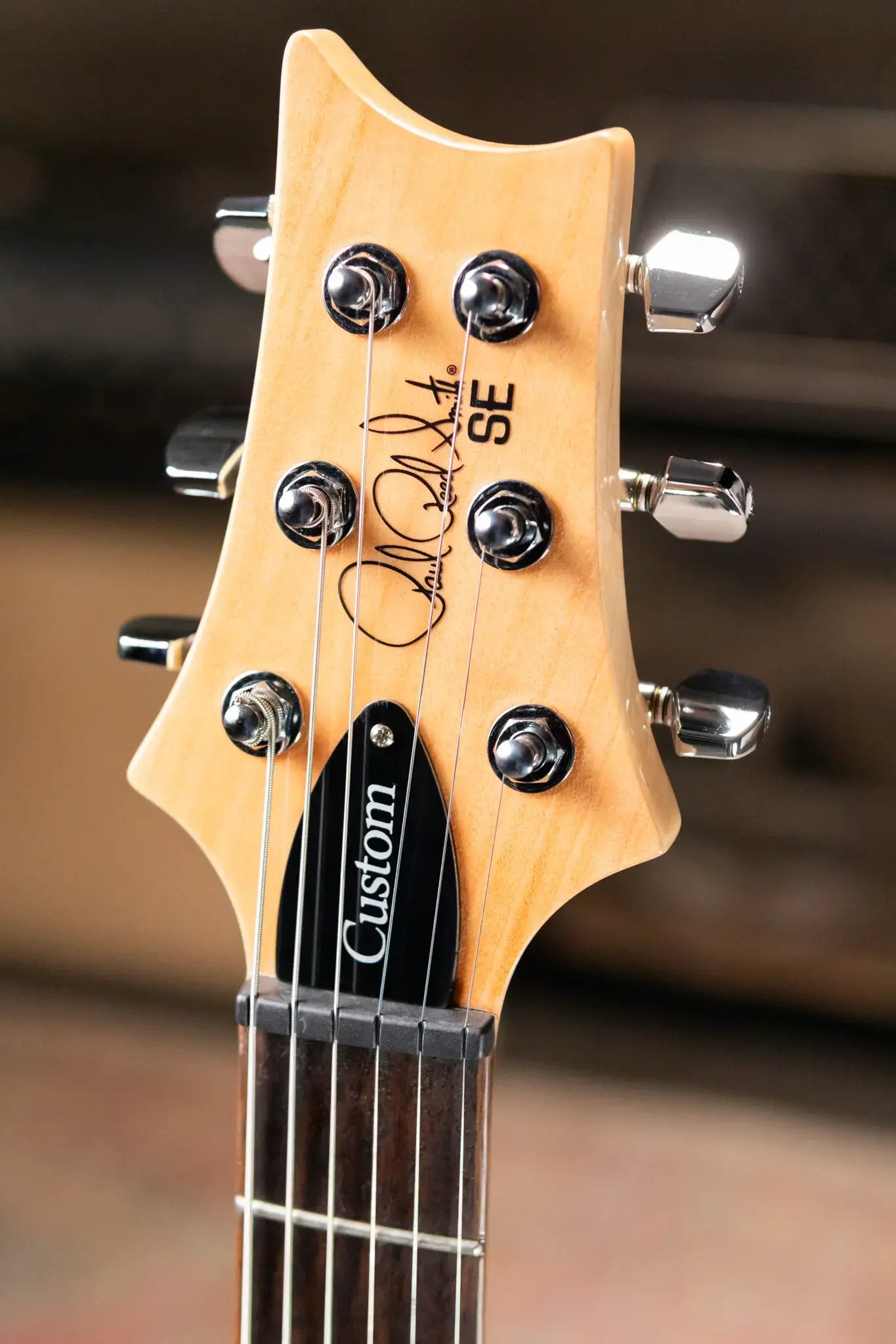 PRS Limited Edition SE Exotic Custom 24 Electric Guitar - Burled Ash with Gig Bag