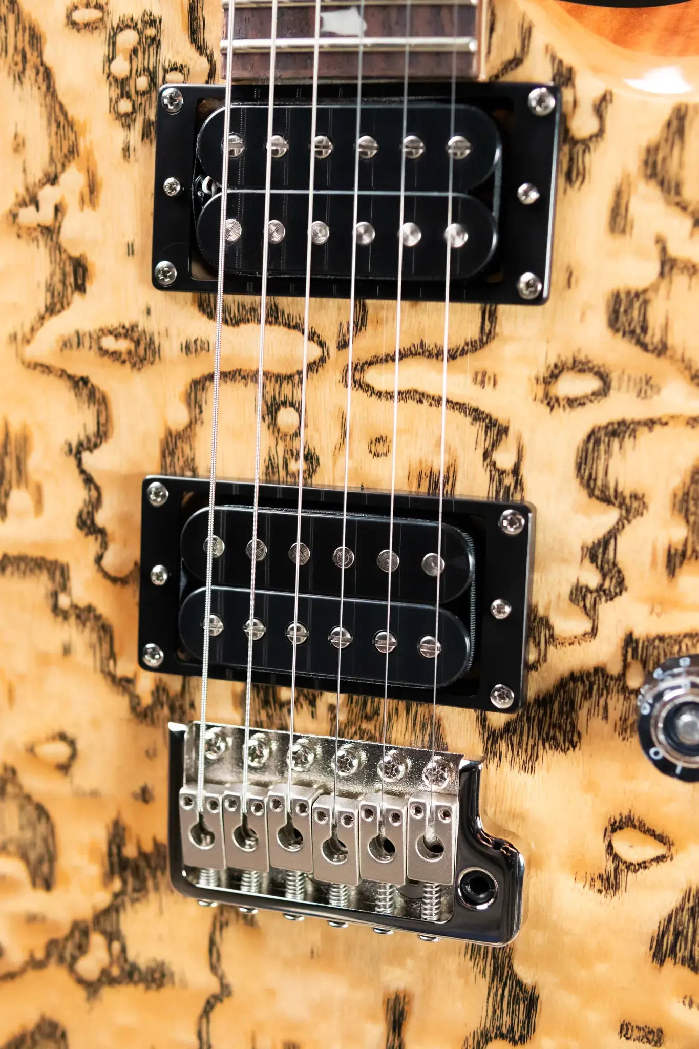 PRS Limited Edition SE Exotic Custom 24 Electric Guitar - Burled Ash with Gig Bag