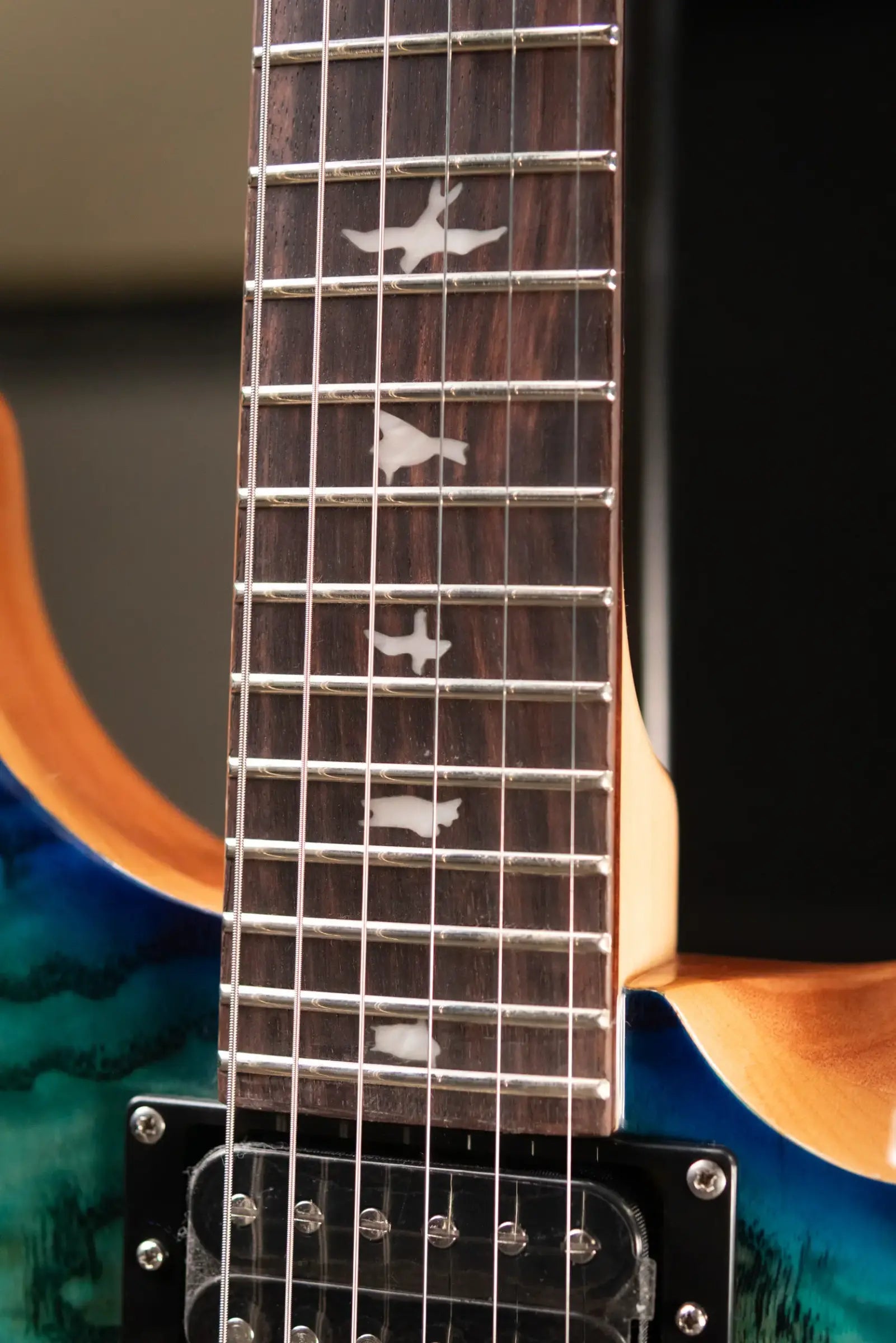 PRS Limited Edition SE Exotic Custom 24 Electric Guitar - Lake Blue with Gig Bag