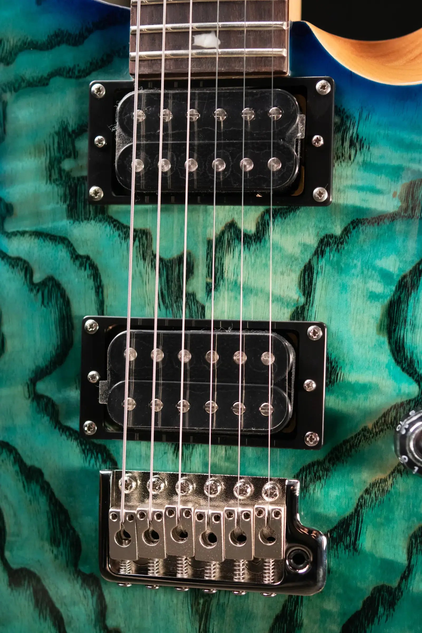 PRS Limited Edition SE Exotic Custom 24 Electric Guitar - Lake Blue with Gig Bag