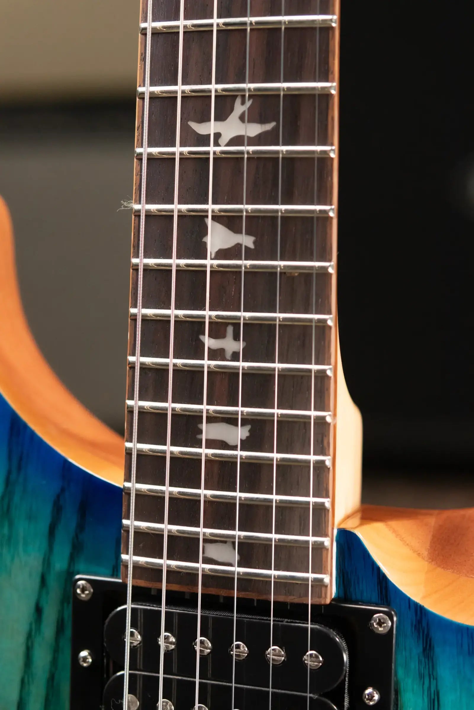 PRS Limited Edition SE Exotic Custom 24 Electric Guitar - Lake Blue with Gig Bag