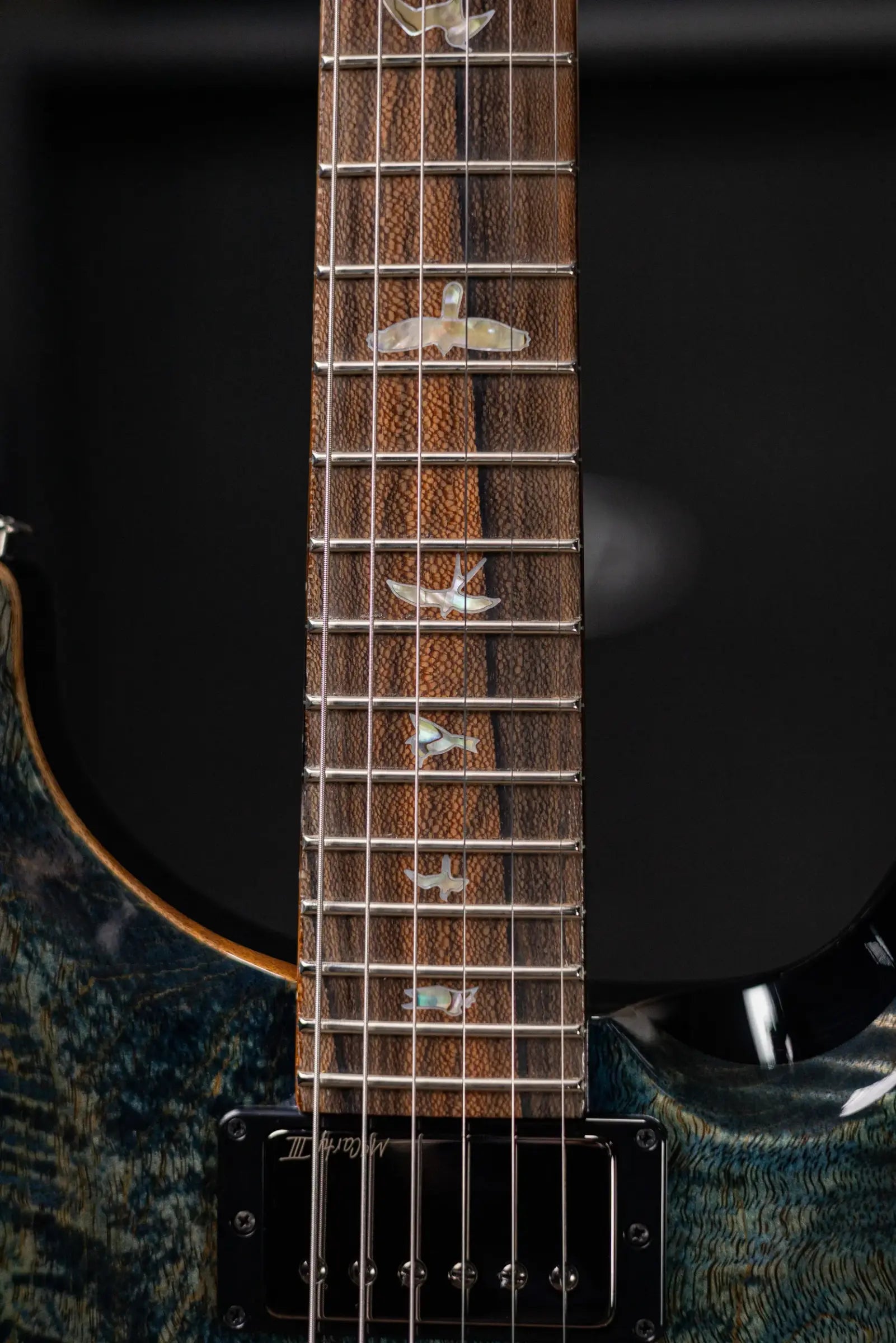 PRS Mango Limited Edition (1 0f 200) Special Semi-Hollow Body Electric Guitar - Faded Whale Blue with Hardshell Case