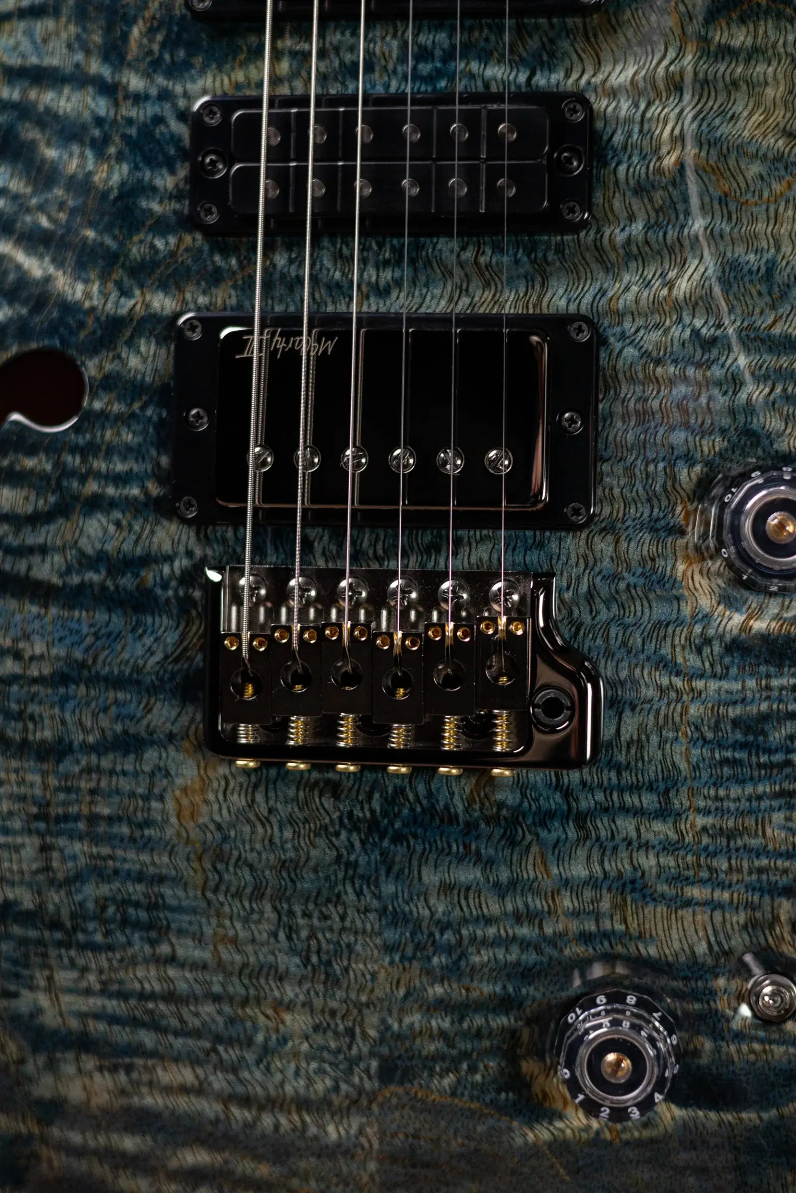 PRS Mango Limited Edition (1 0f 200) Special Semi-Hollow Body Electric Guitar - Faded Whale Blue with Hardshell Case