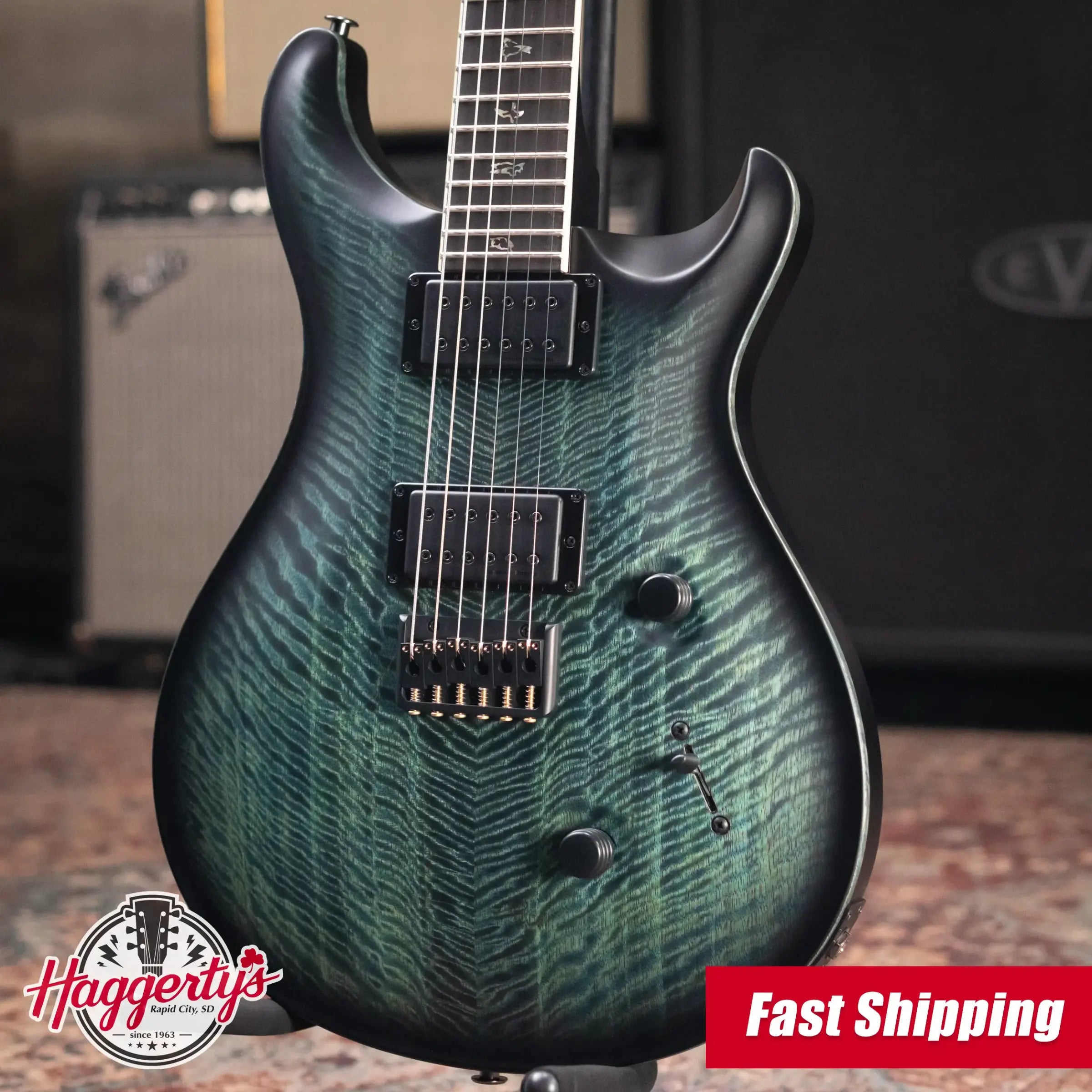 PRS Mark Holcomb Signature Electric Guitar - Cobalt Smokeburst with Hardshell Case