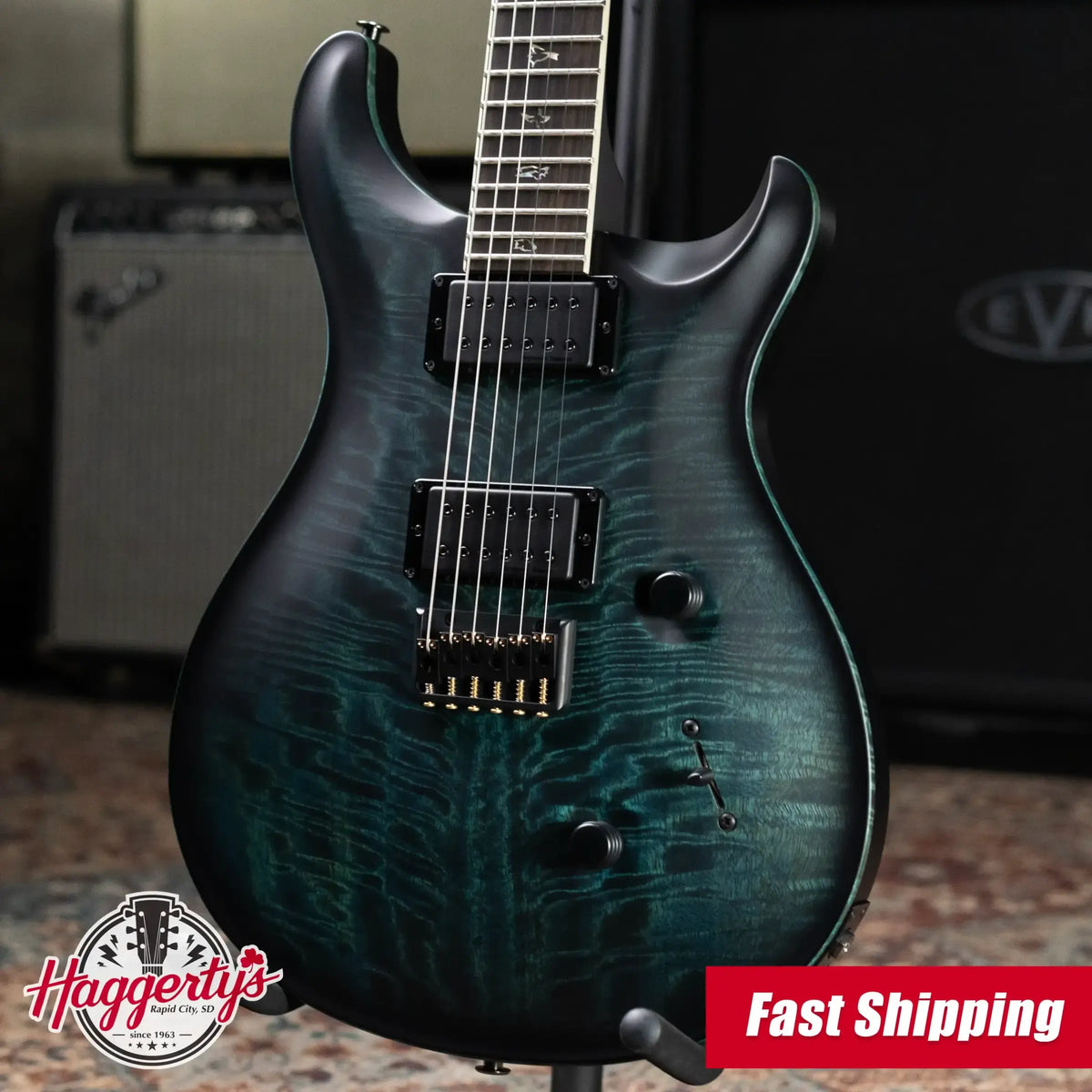 PRS Mark Holcomb Signature Electric Guitar - Cobalt Smokeburst with Hardshell Case