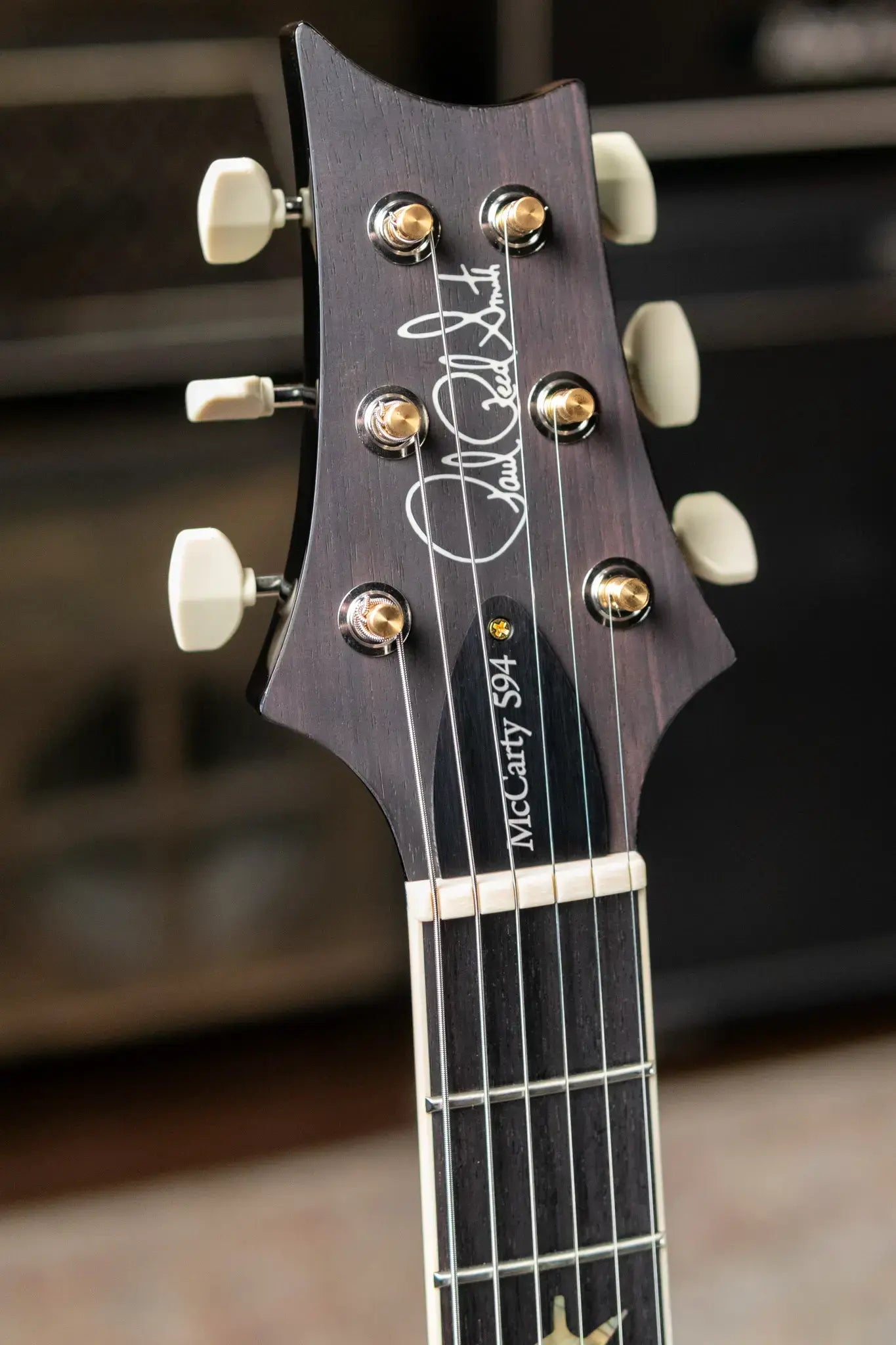 PRS McCarty 594 Flame Maple 10-Top - Fire Red Wrap Smokeburst with Hardshell Case