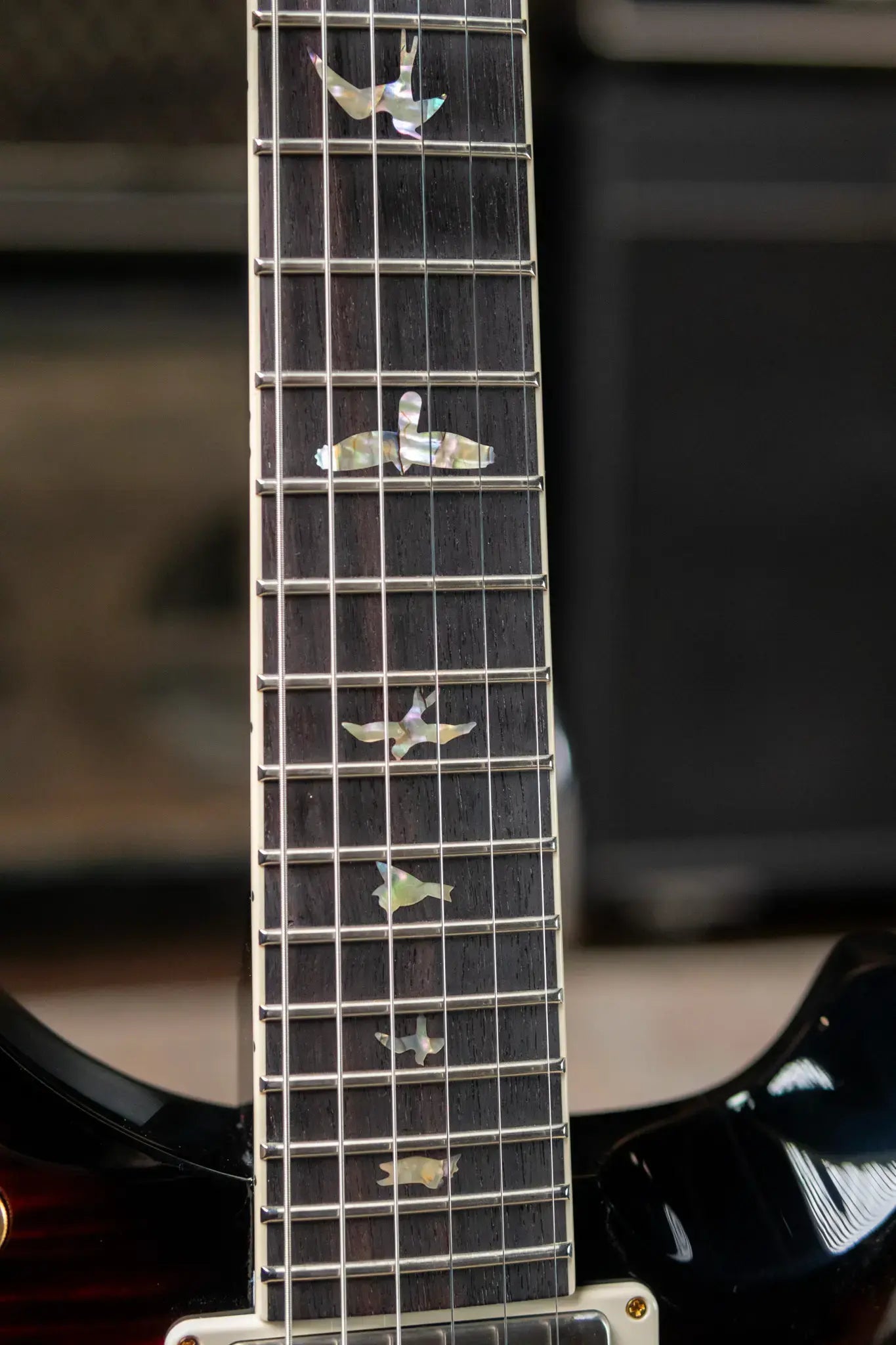 PRS McCarty 594 Flame Maple 10-Top - Fire Red Wrap Smokeburst with Hardshell Case