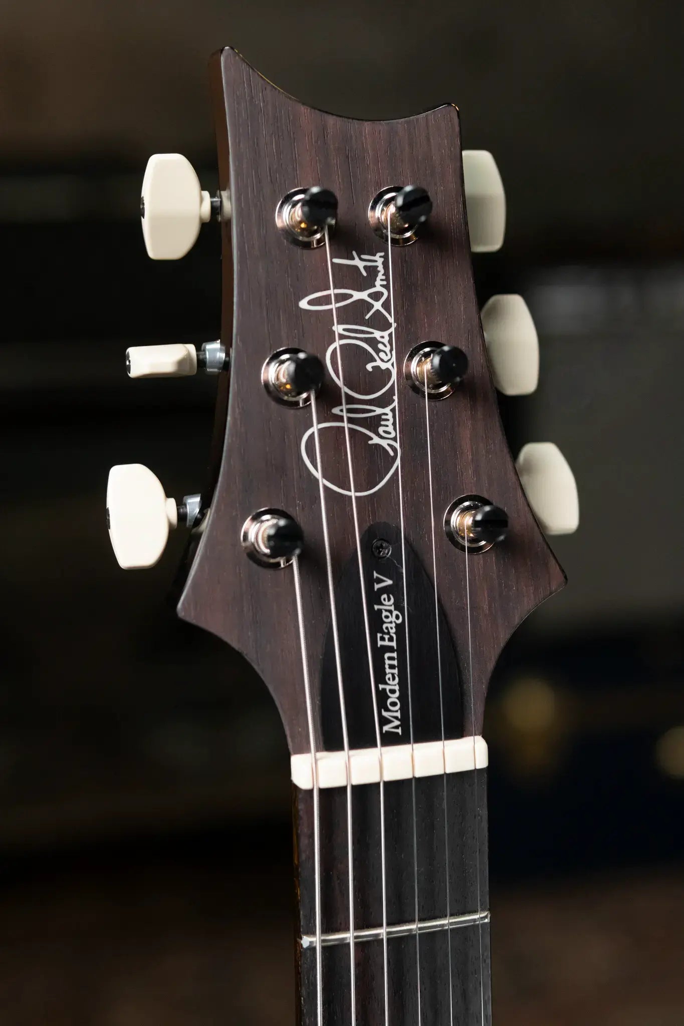 PRS Modern Eagle V - Whale Blue Wraparound Smokeburst with Hardshell Case