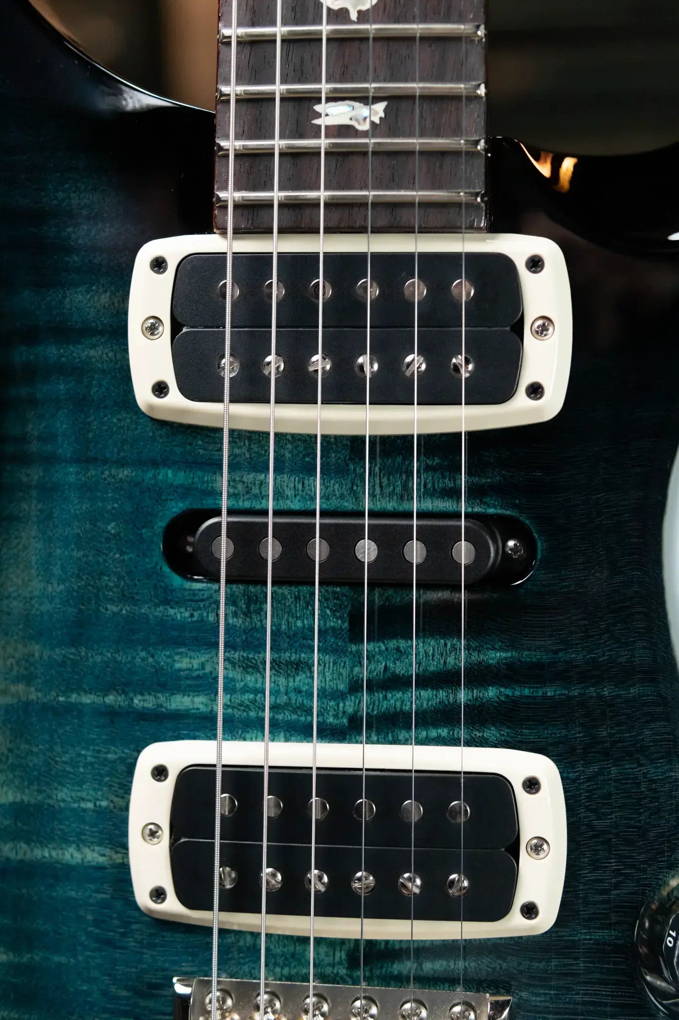 PRS Modern Eagle V - Whale Blue Wraparound Smokeburst with Hardshell Case