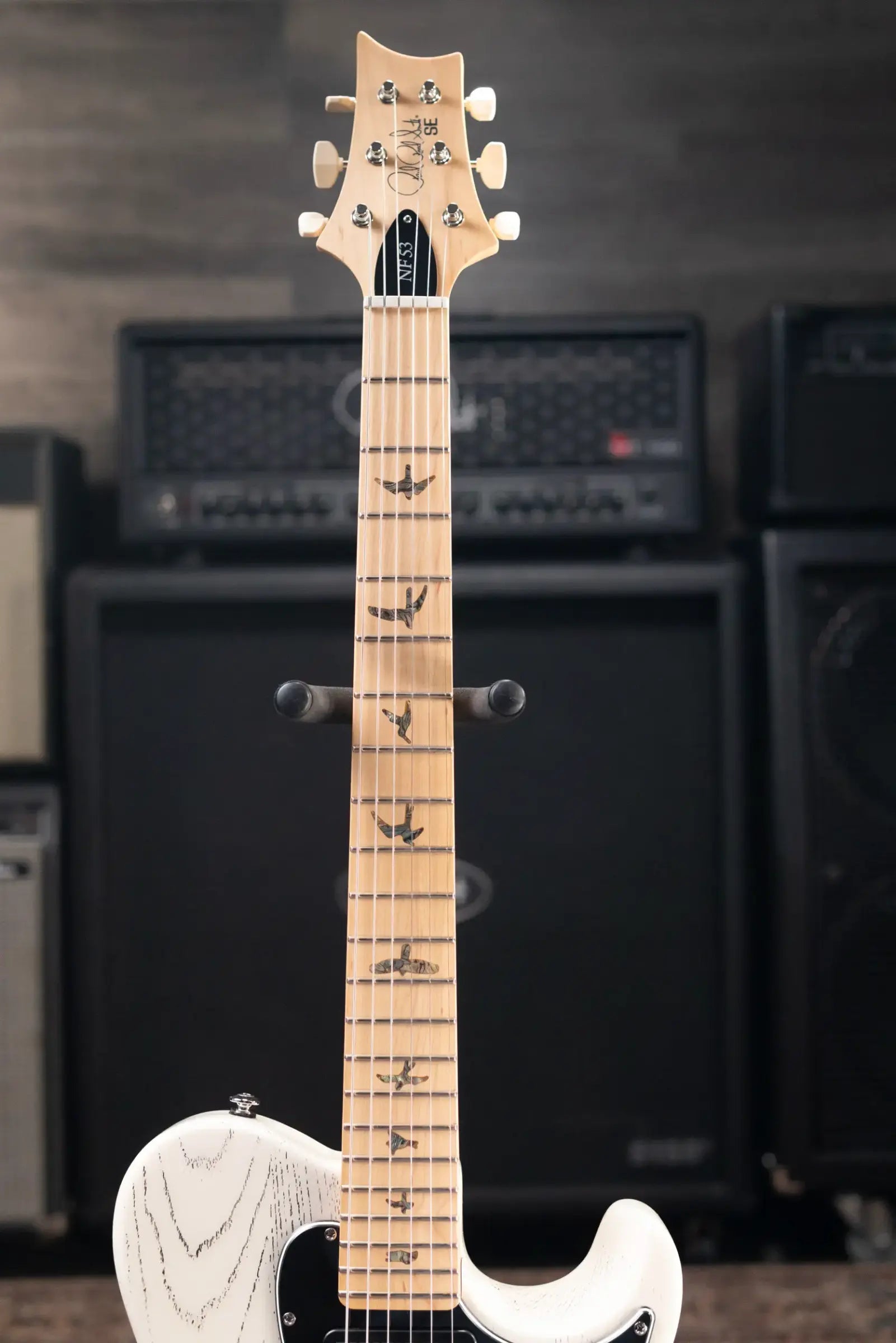 PRS NF53 SE Electric Guitar - White Doghair with Hardshell Case - Used