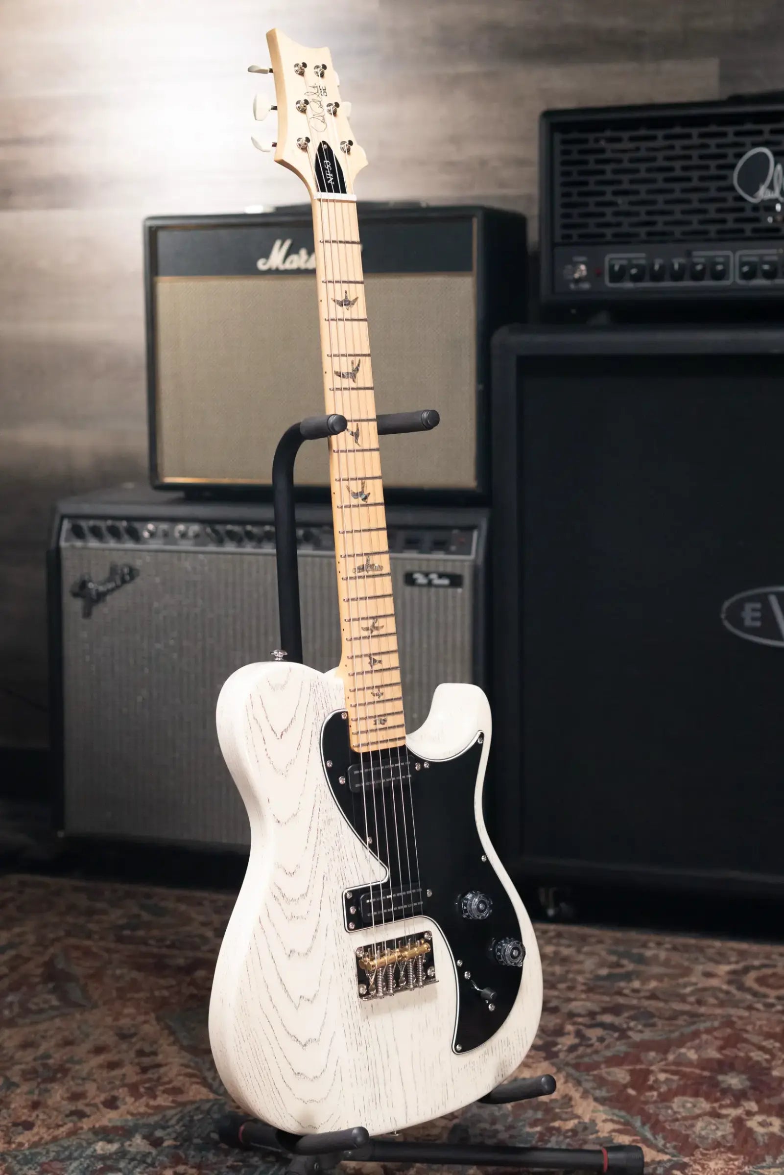 PRS NF53 SE Electric Guitar - White Doghair with Hardshell Case - Used