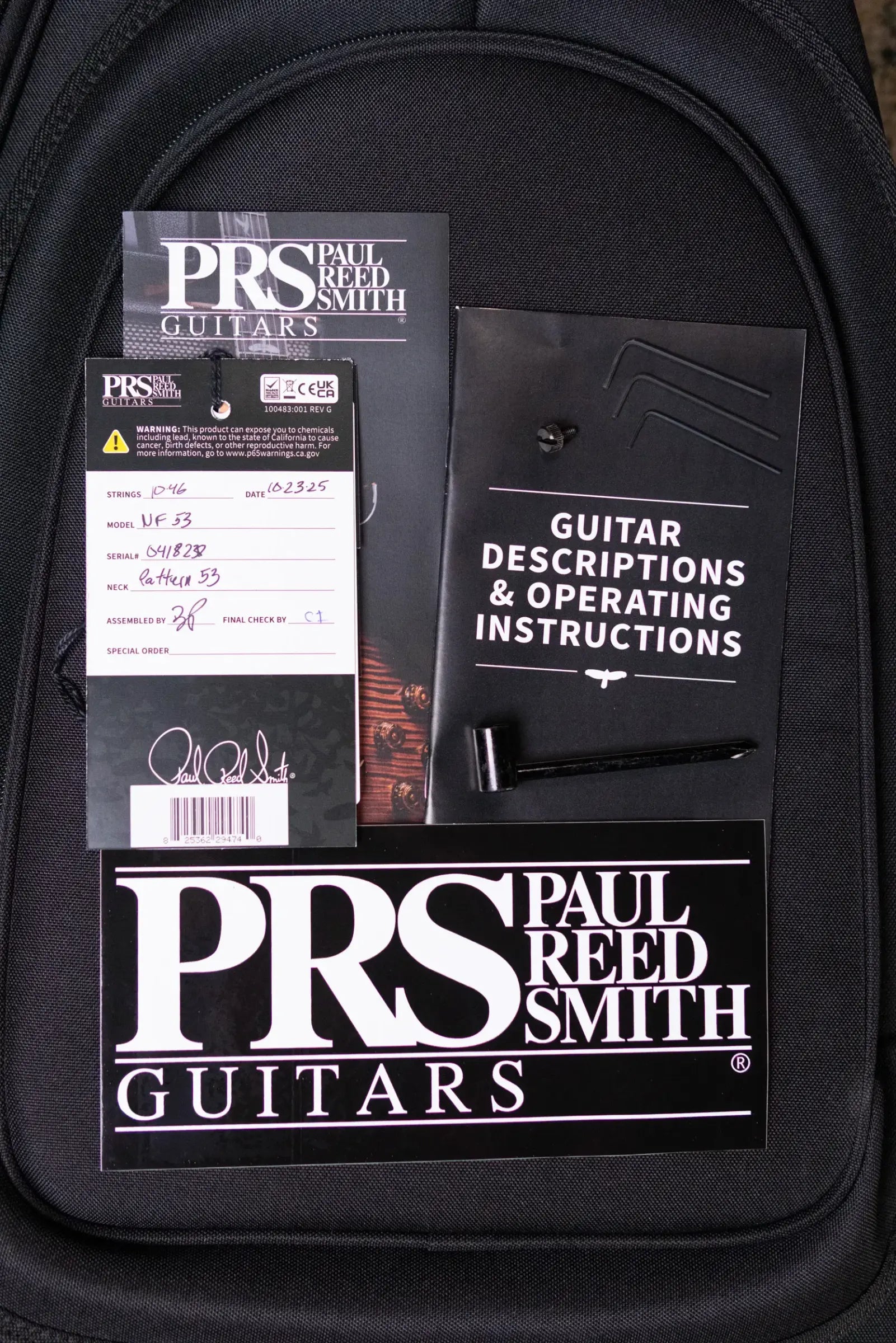 PRS NF 53 Electric Guitar - Vintage Natural with Gig Bag