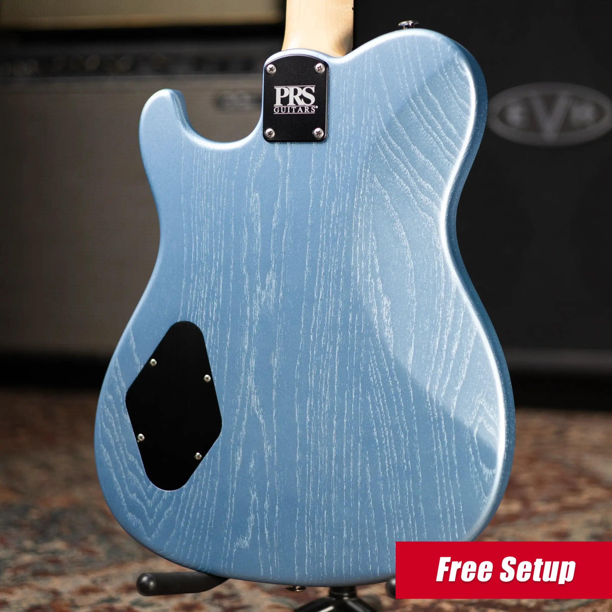 PRS NF-53 Satin Electric Guitar - Satin Frost Blue Metallic with Gig Bag