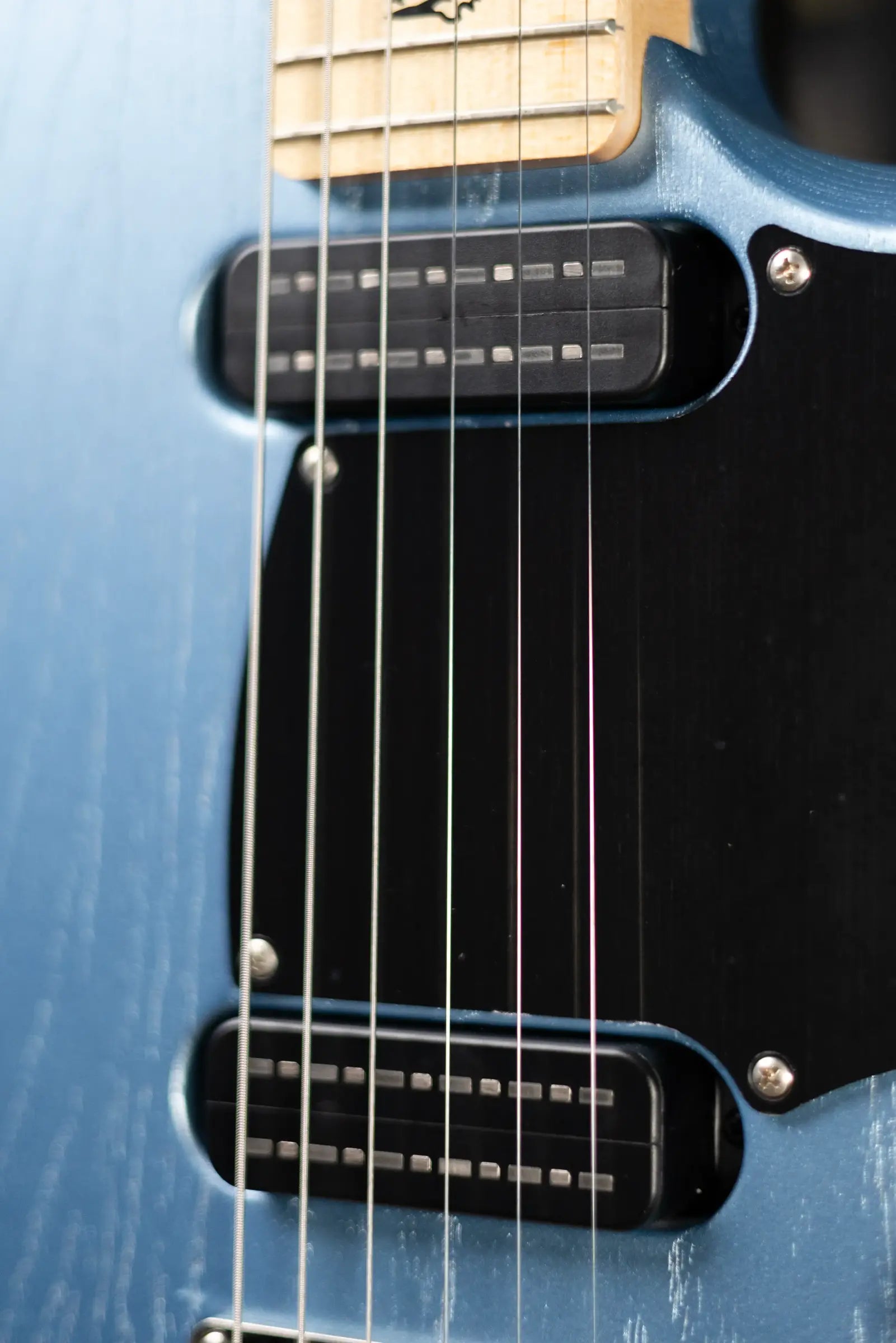 PRS NF-53 Satin Electric Guitar - Satin Frost Blue Metallic with Gig Bag