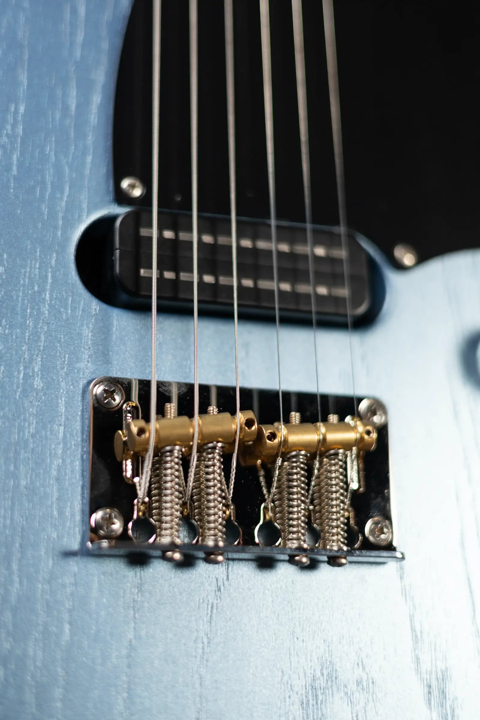 PRS NF-53 Satin Electric Guitar - Satin Frost Blue Metallic with Gig Bag