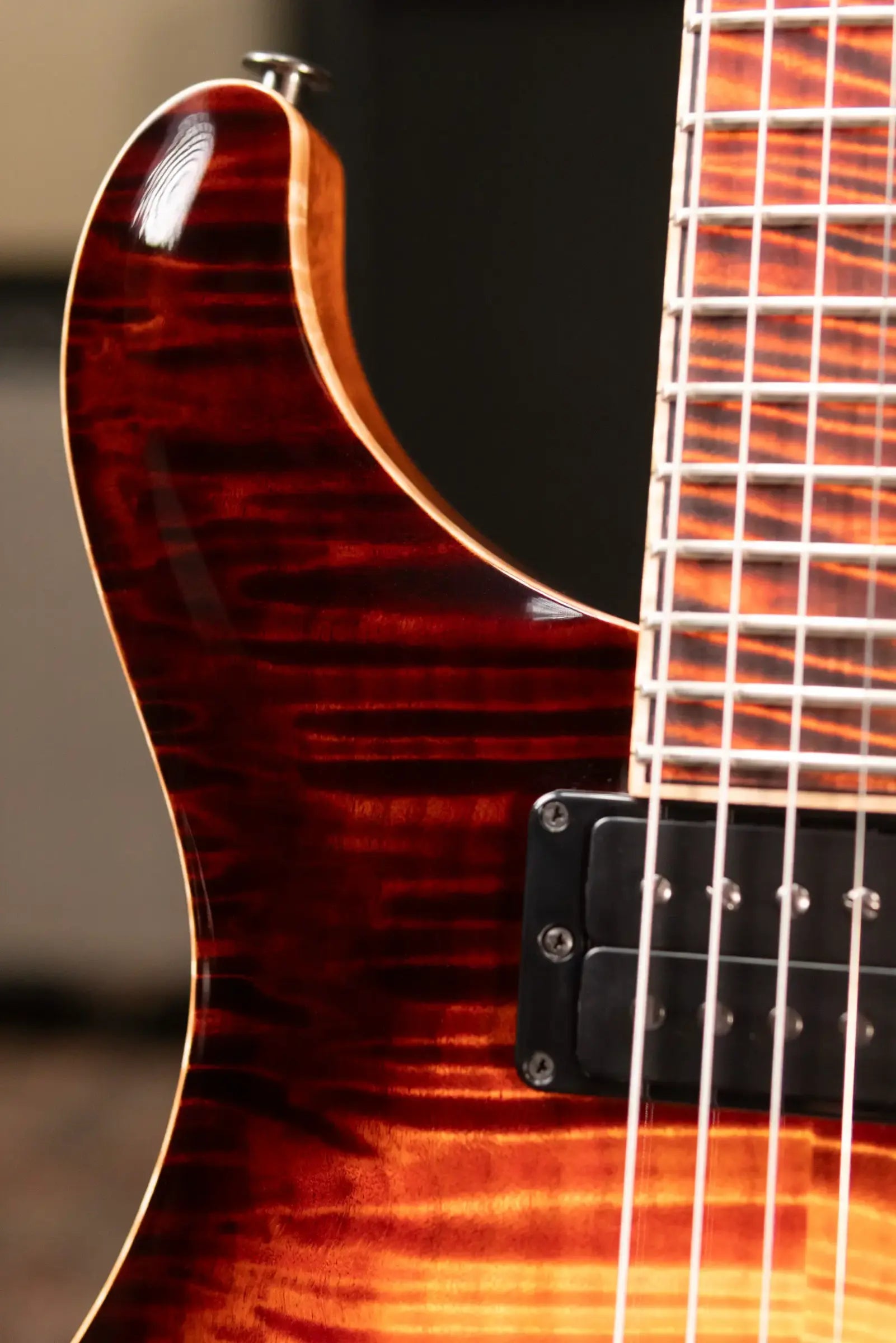 PRS Paul Reed Smith Private Stock Custom 24-08 Electric Guitar - Electric Tiger Glow with Hardshell Case