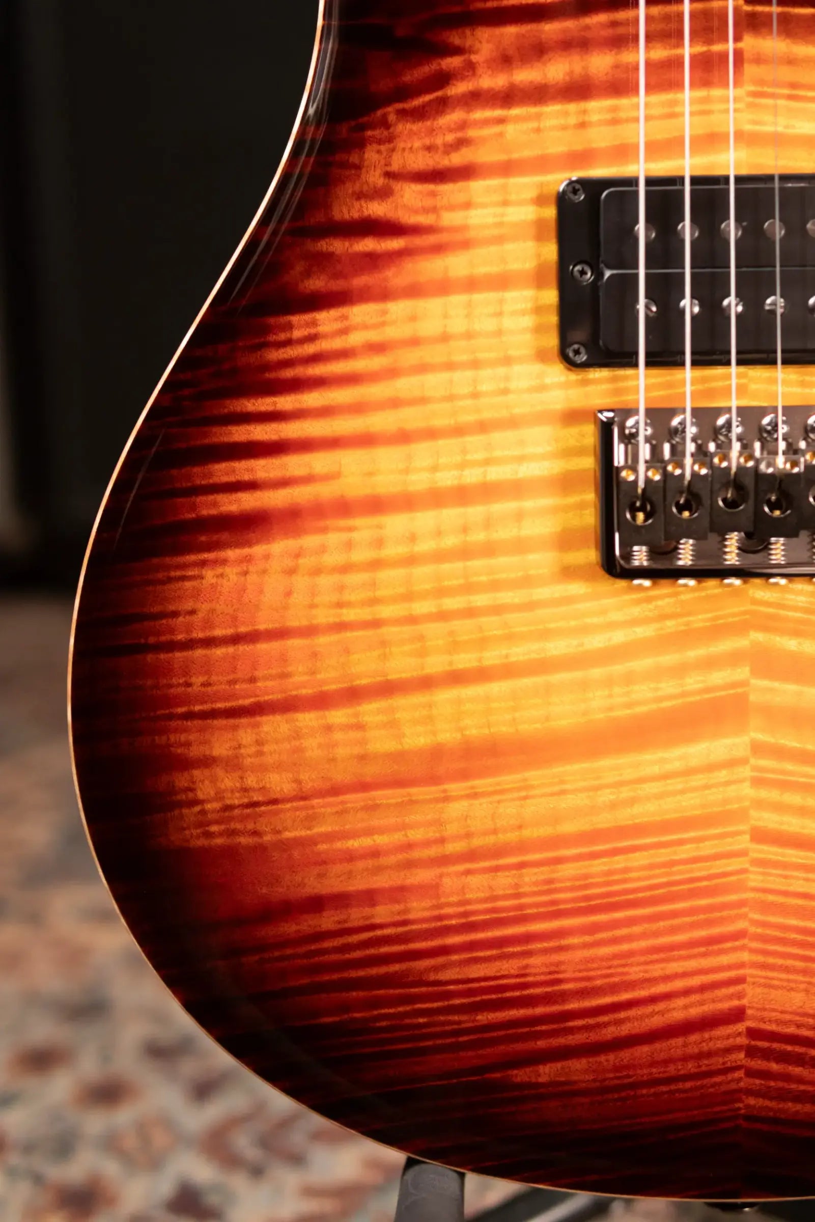 PRS Paul Reed Smith Private Stock Custom 24-08 Electric Guitar - Electric Tiger Glow with Hardshell Case