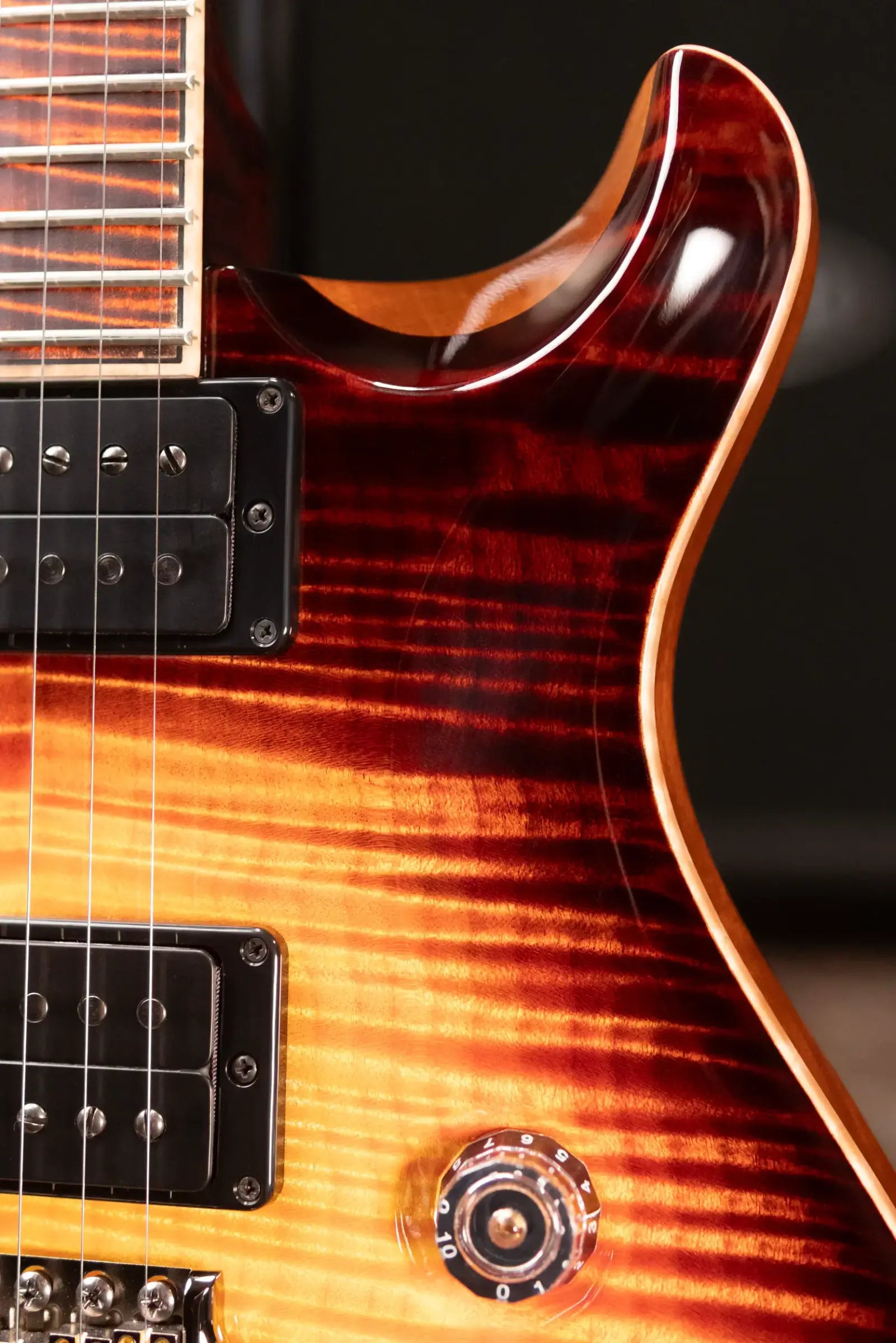 PRS Paul Reed Smith Private Stock Custom 24-08 Electric Guitar - Electric Tiger Glow with Hardshell Case