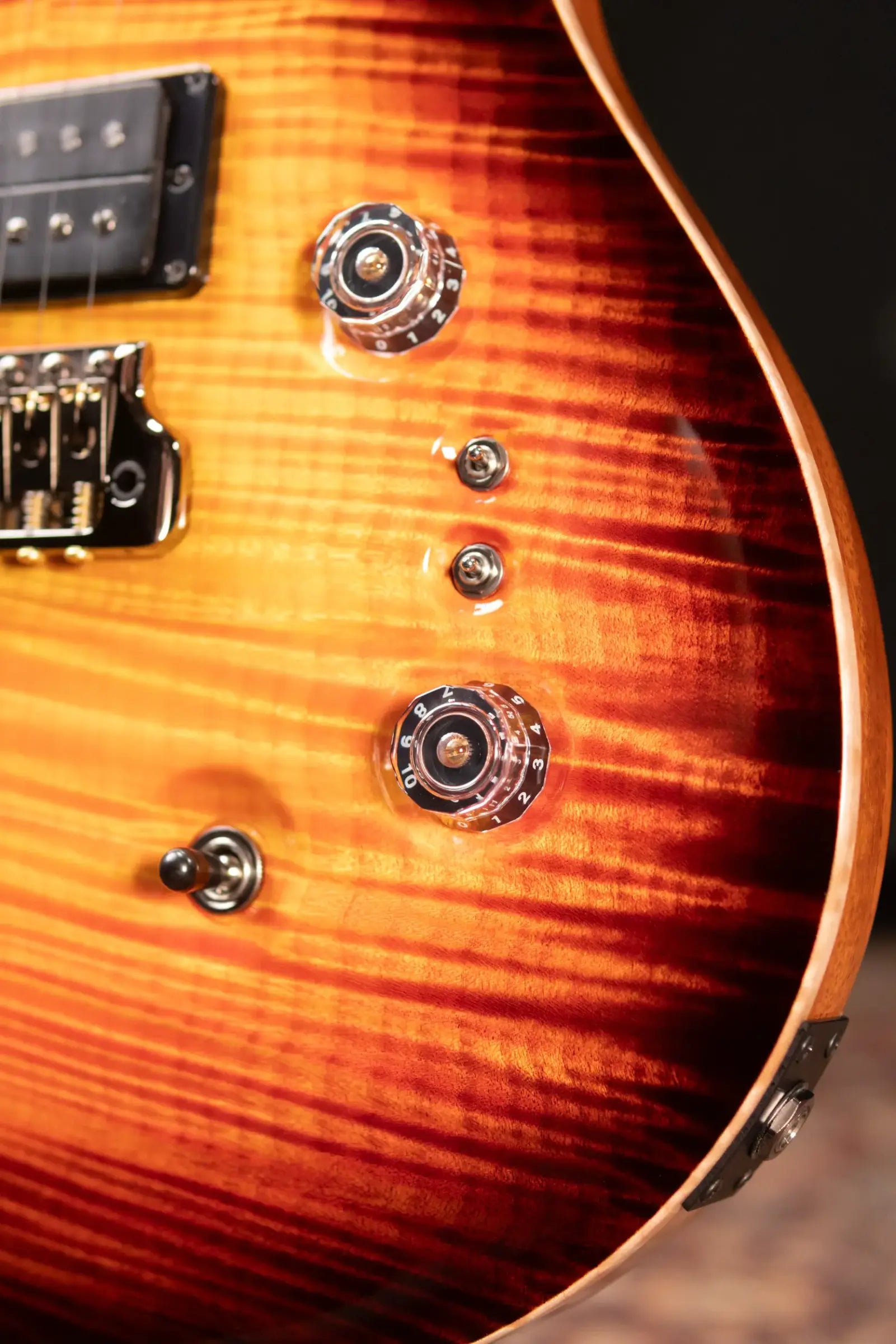 PRS Paul Reed Smith Private Stock Custom 24-08 Electric Guitar - Electric Tiger Glow with Hardshell Case