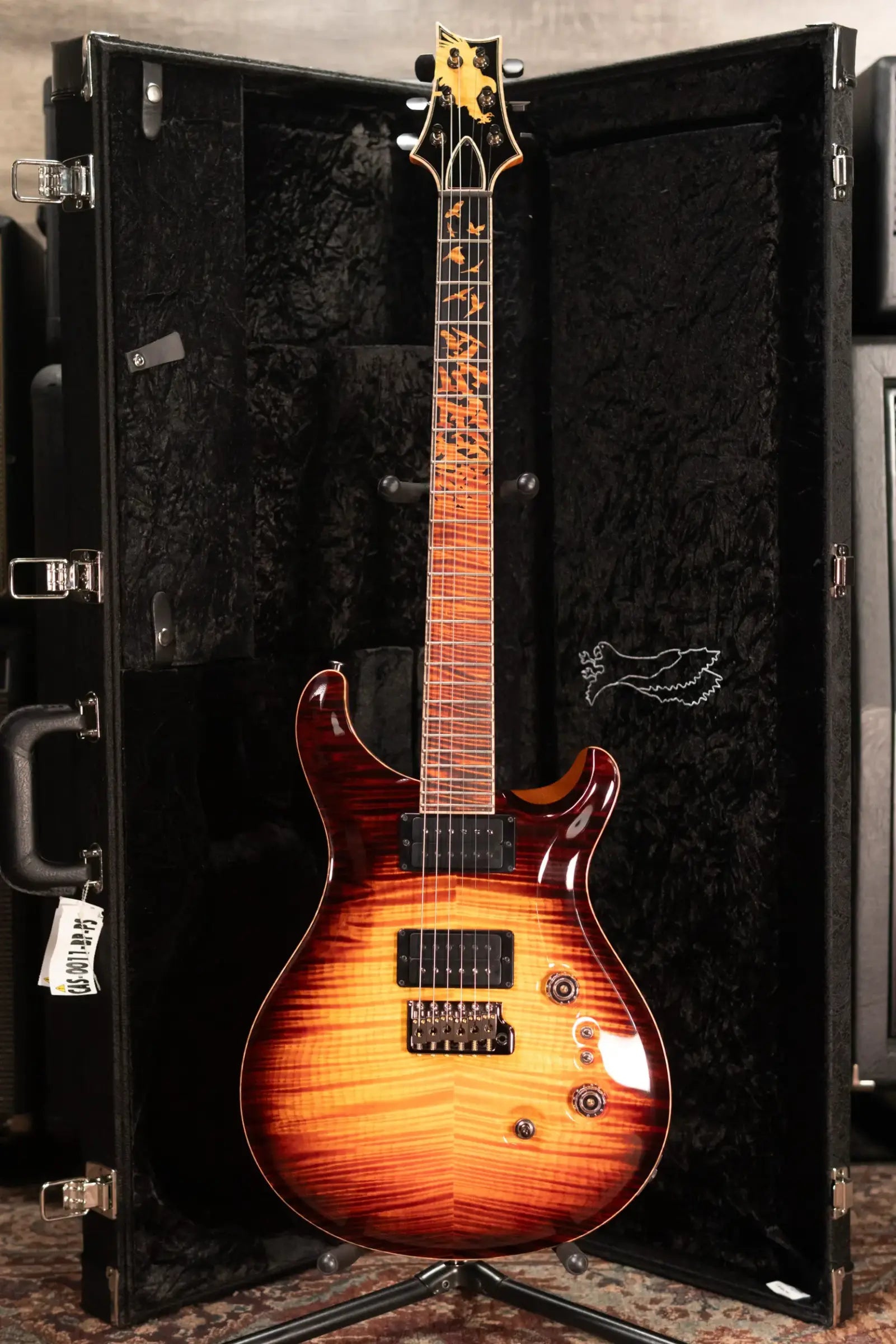 PRS Paul Reed Smith Private Stock Custom 24-08 Electric Guitar - Electric Tiger Glow with Hardshell Case
