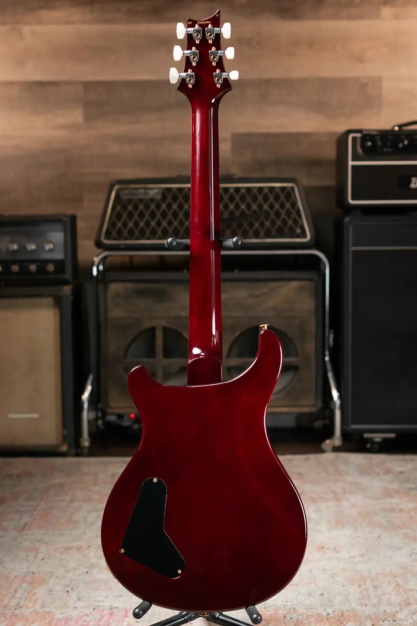 PRS Paul's Guitar Flame Maple 10-Top with Honduran Rosewood Fretboard - Fire Red Smokeburst with Hardshell Case
