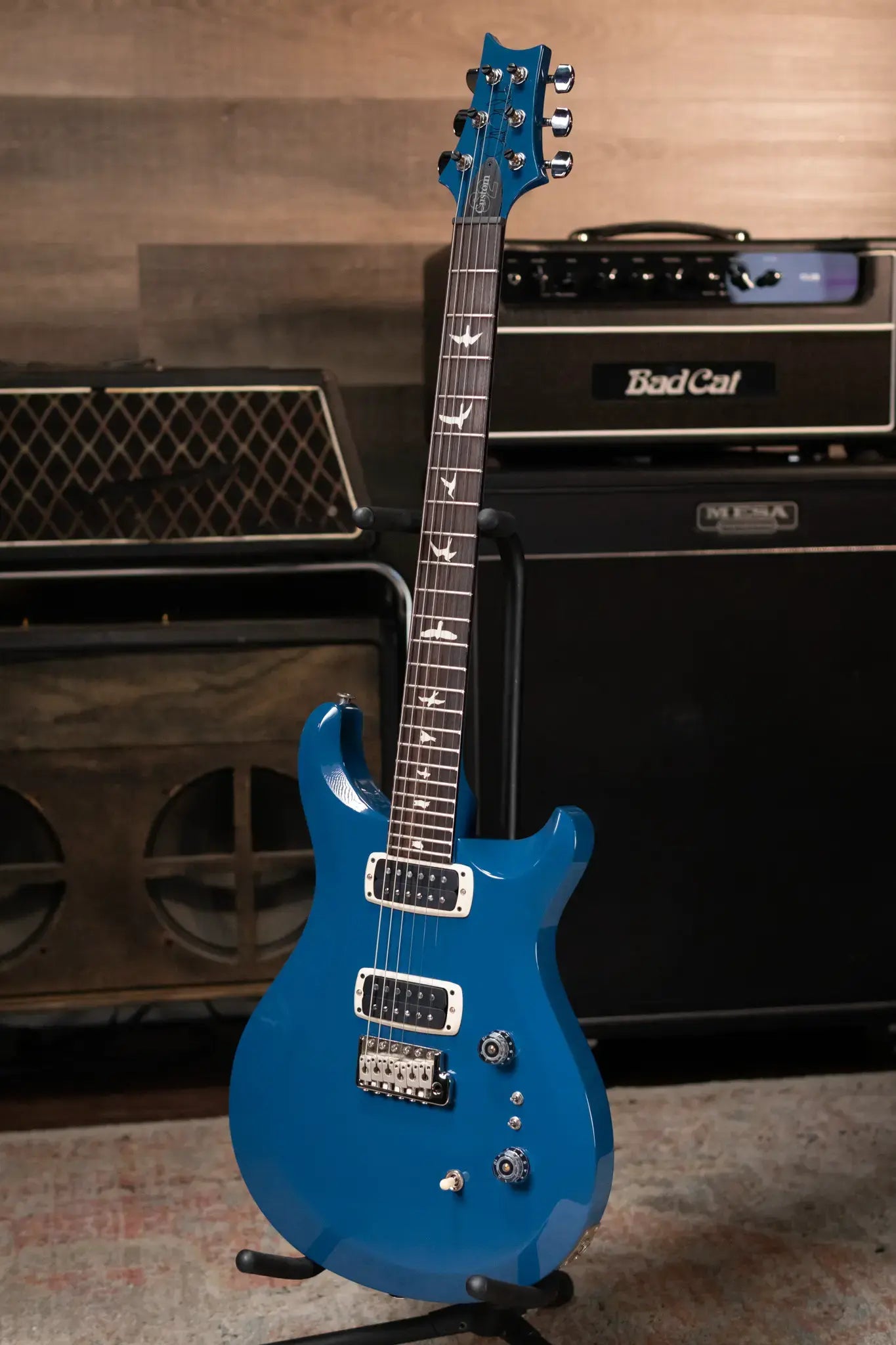 PRS S2 Custom 24-08 Custom Color Electric Guitar - Opaque Midnight with Gig Bag
