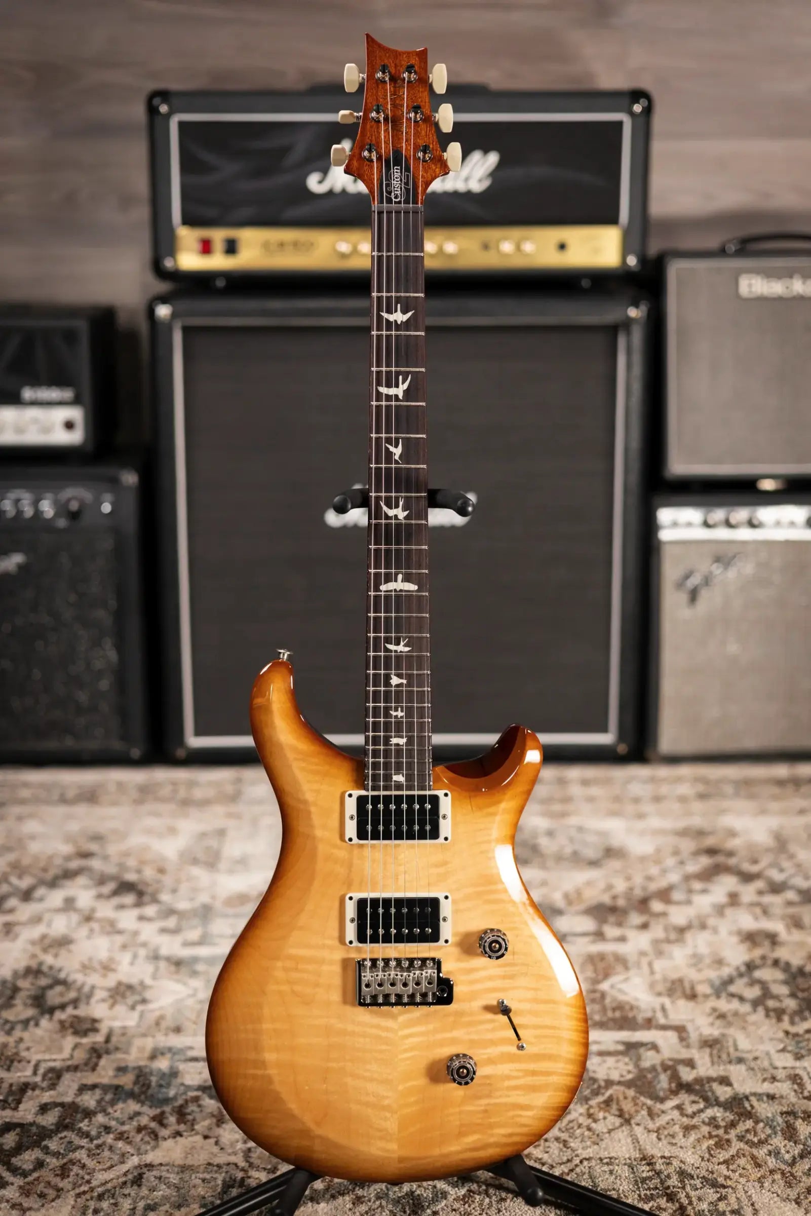 PRS S2 Custom 24 Electric Guitar - Vintage Natural with Gig Bag