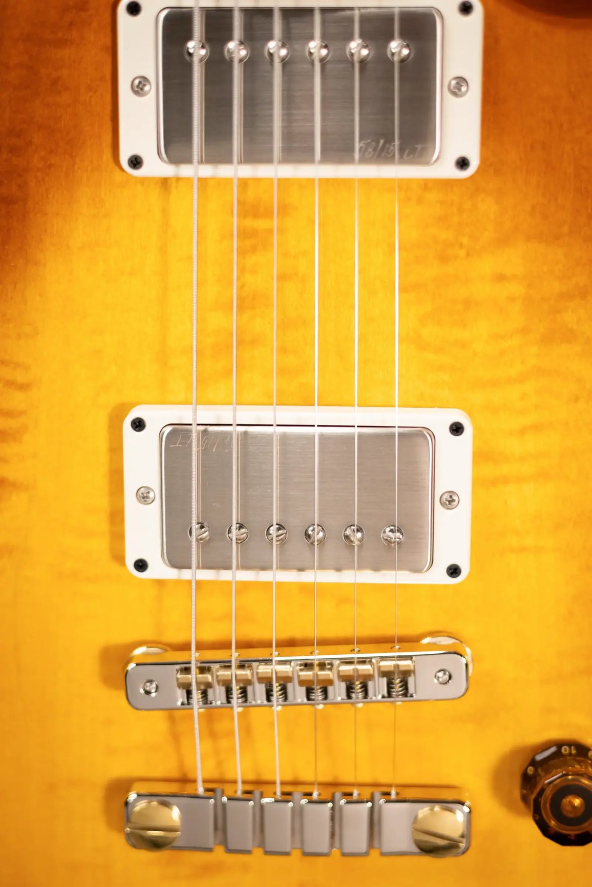 PRS S2 McCarty 594 Singlecut Electric Guitar - Honey Gold Burst with Gig Bag