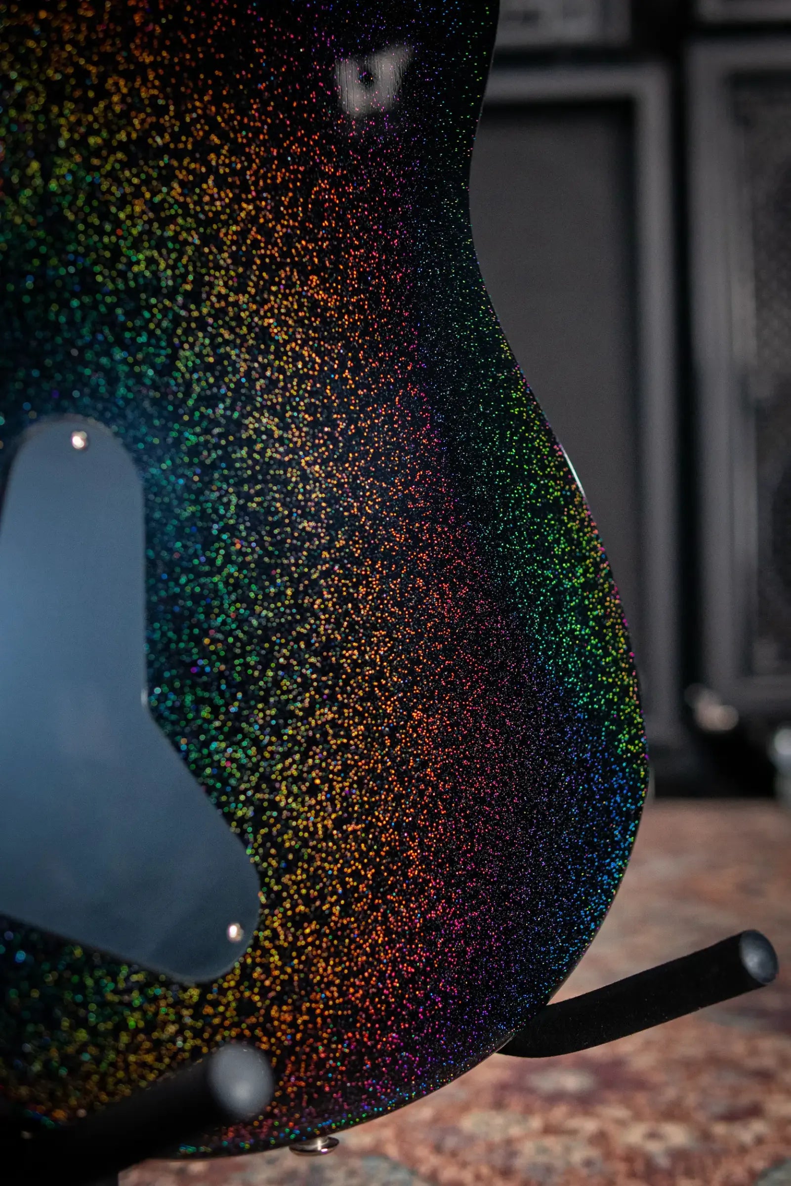 PRS S2 Mira 594 Electric Guitar - Black Rainbow Holoflake with Gig Bag