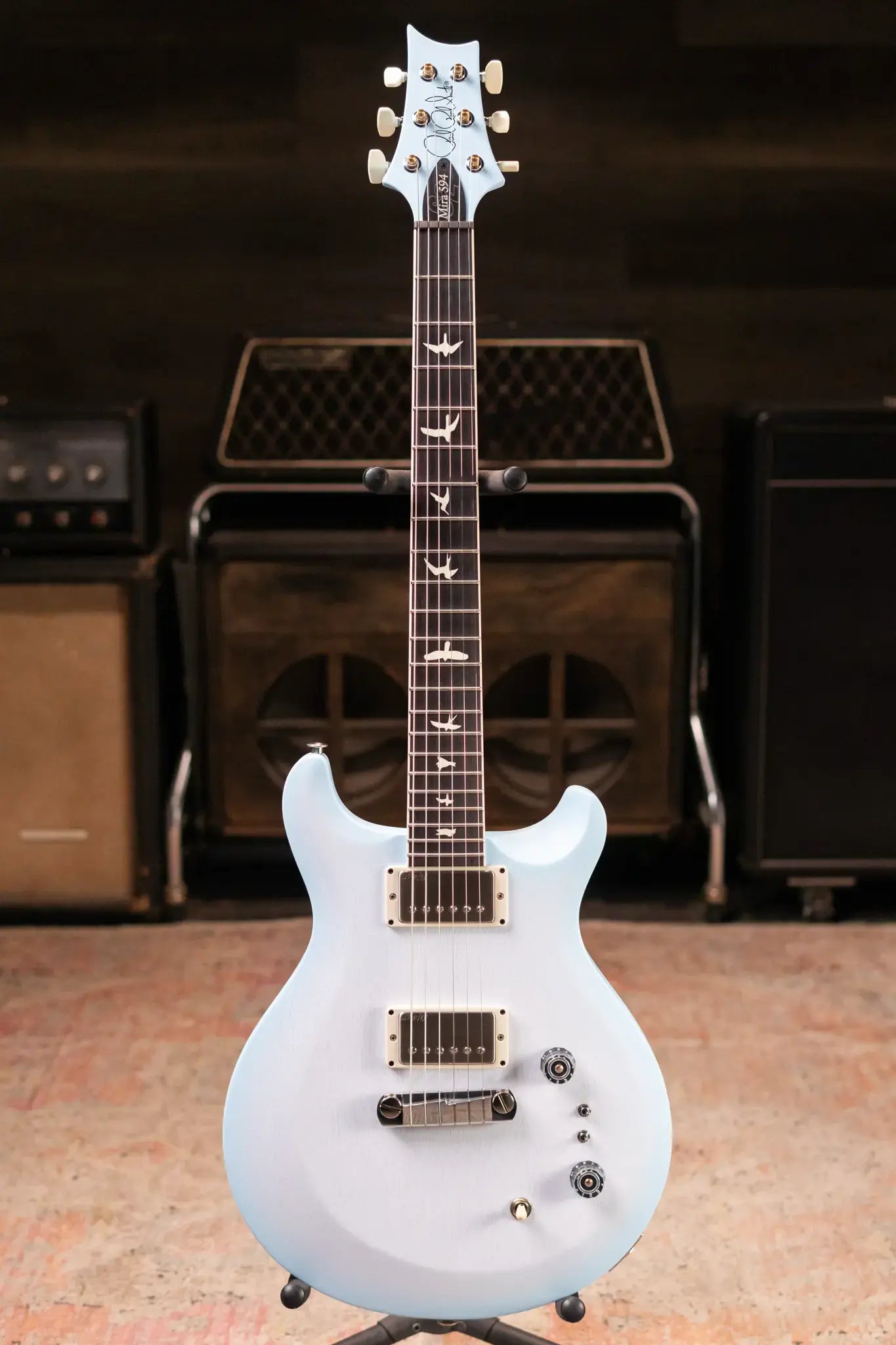 PRS S2 Mira 594 Satin Electric Guitar - Cloud Burst with Gig Bag