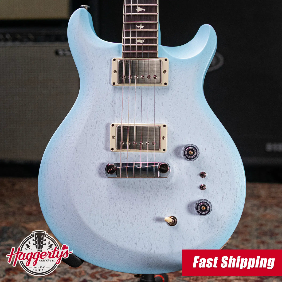PRS S2 Mira 594 Satin Electric Guitar - Cloud Burst with Gig Bag