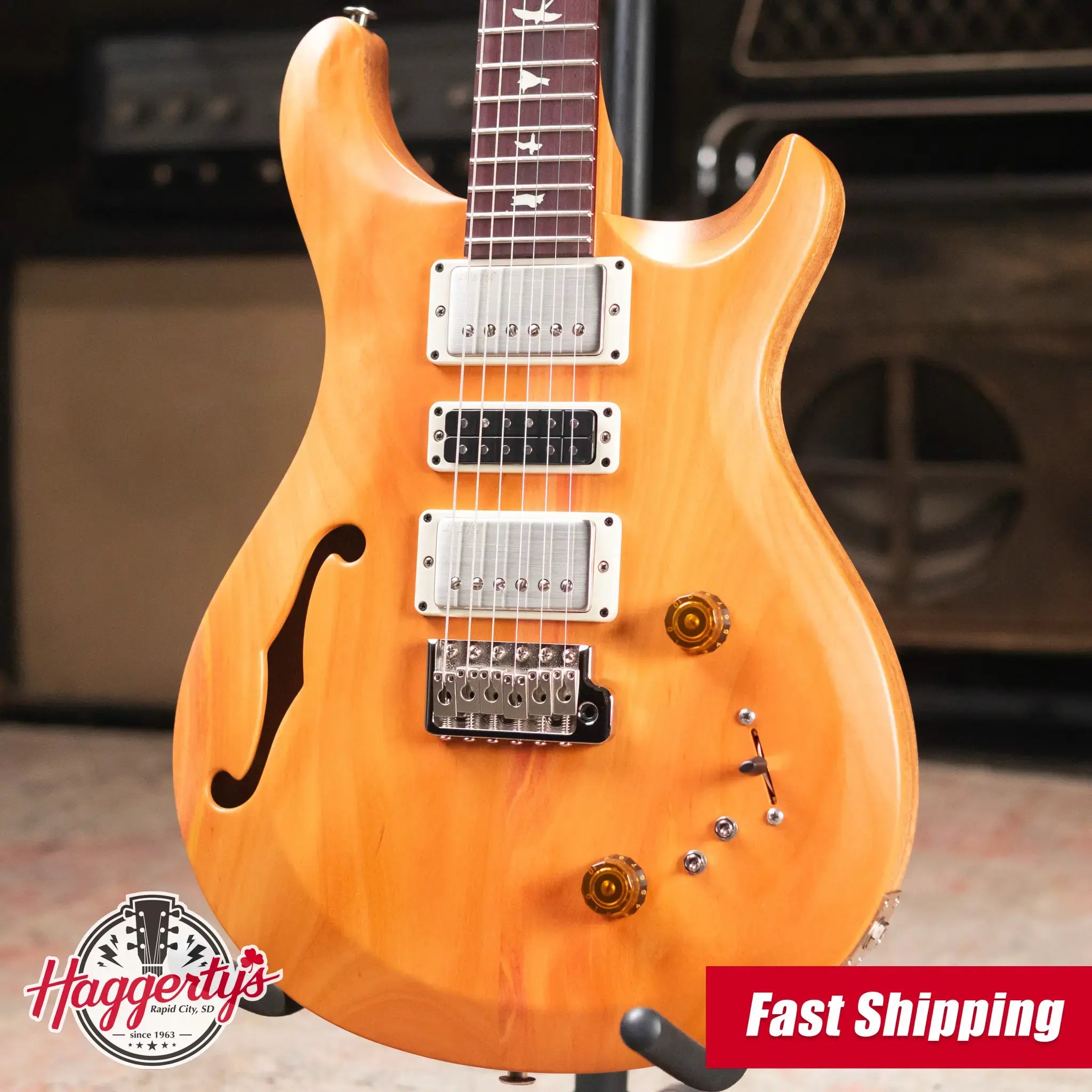 PRS S2 Special Semi-Hollow Reclaimed Limited Electric Guitar - Satin Natural with Gig Bag