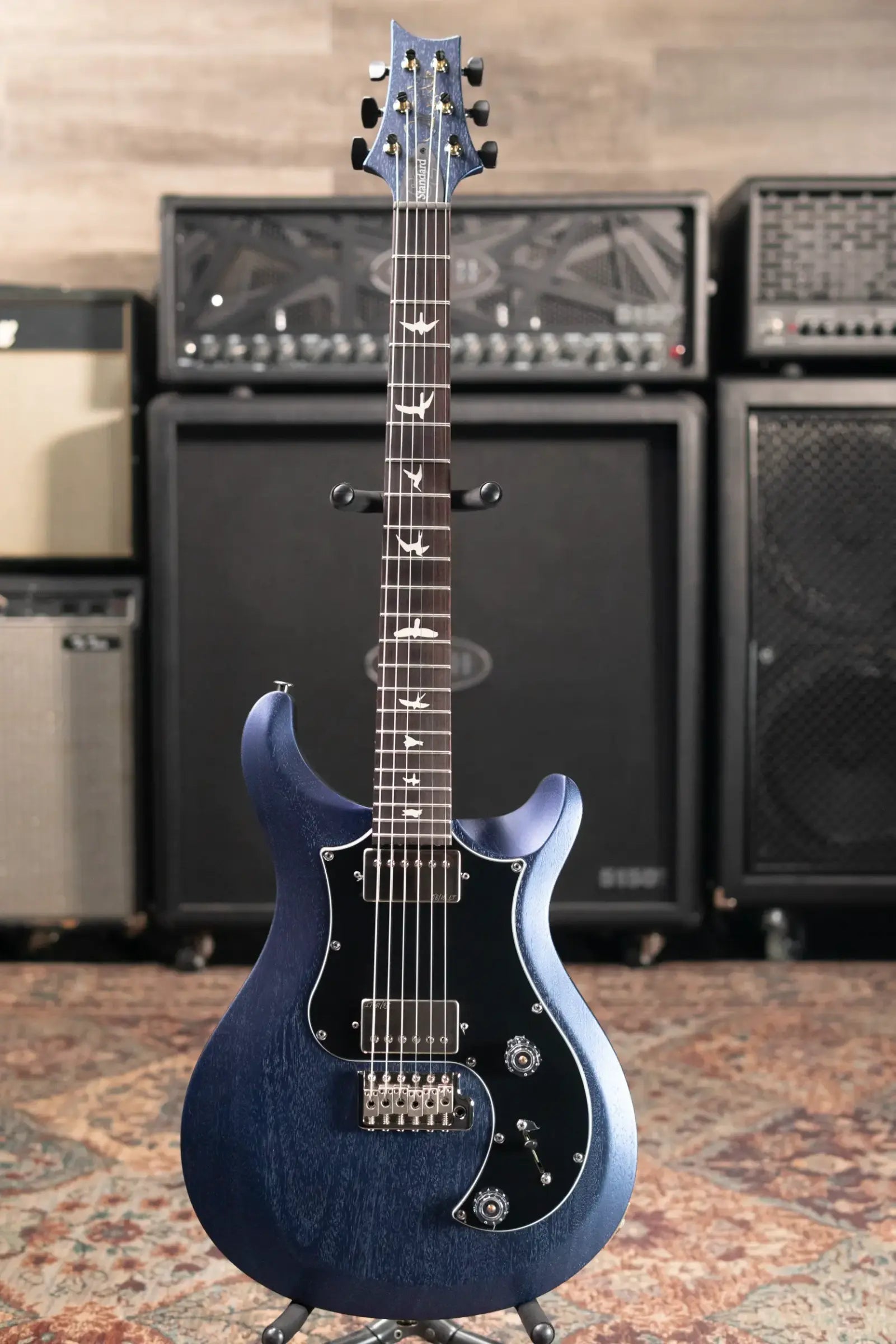 PRS S2 Standard 22 Satin Electric Guitar - Metallic Midnight with Gig Bag