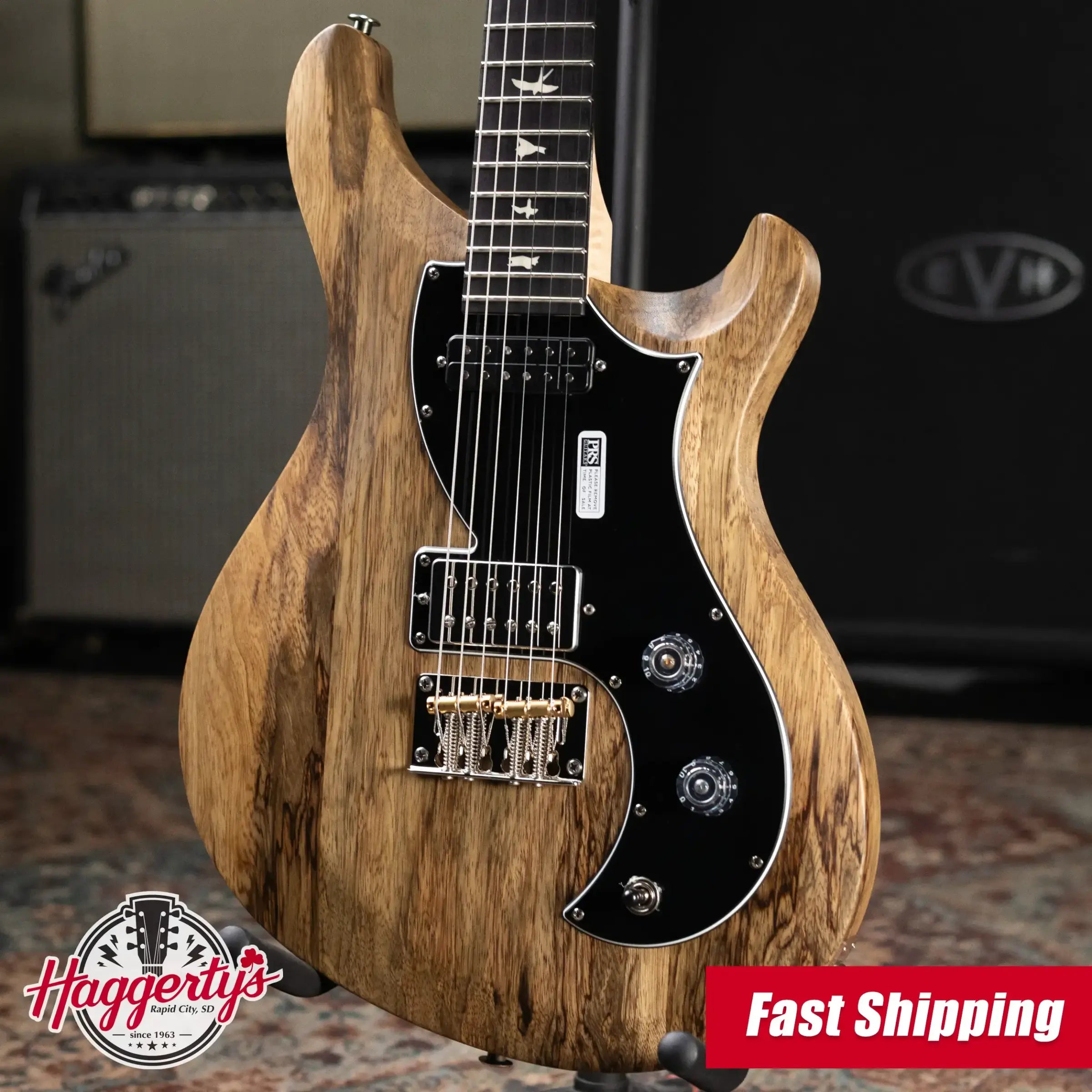 PRS S2 Vela Black Limba Limited Edition Electric Guitar - Natural with Gig Bag