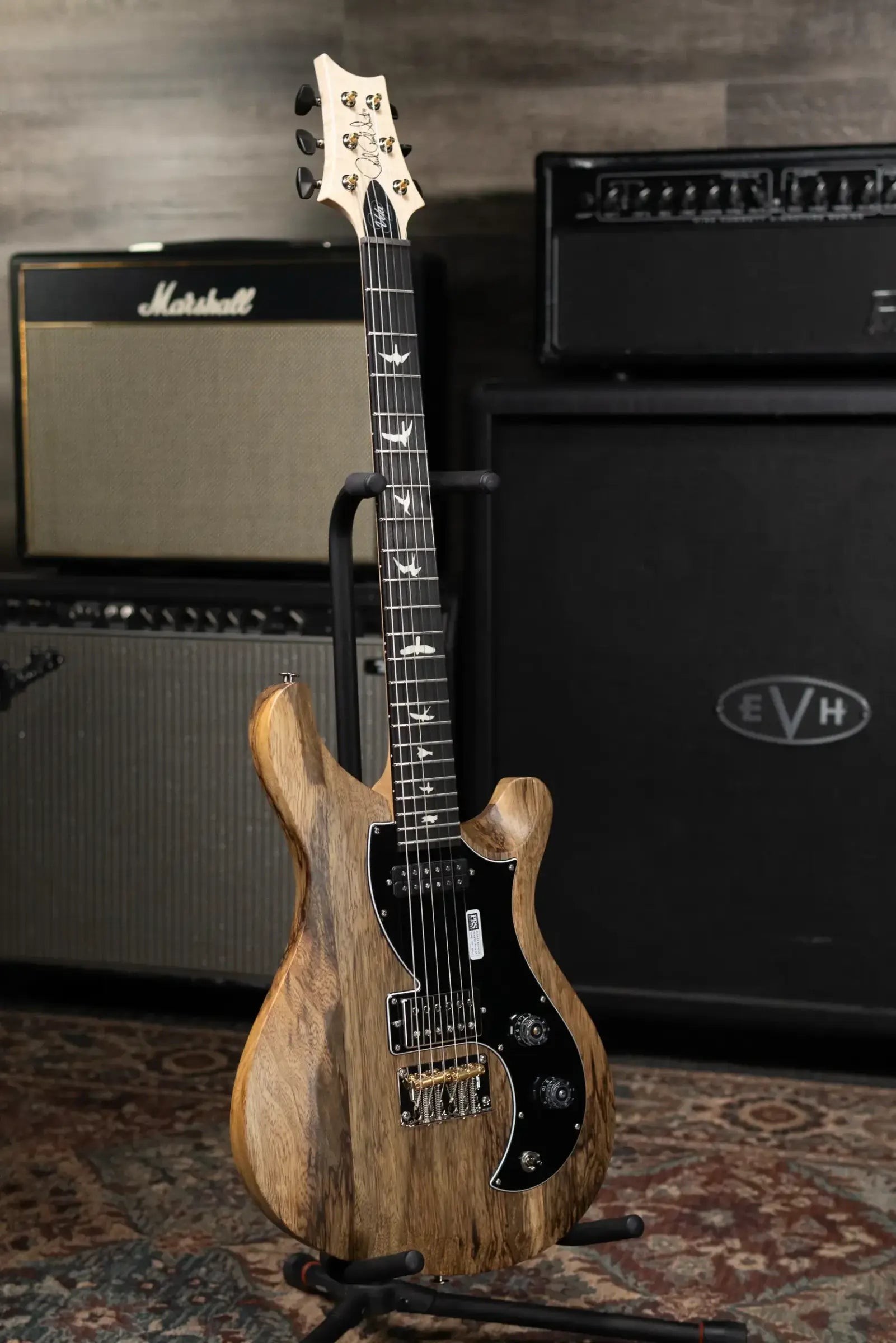 PRS S2 Vela Black Limba Limited Edition Electric Guitar - Natural with Gig Bag