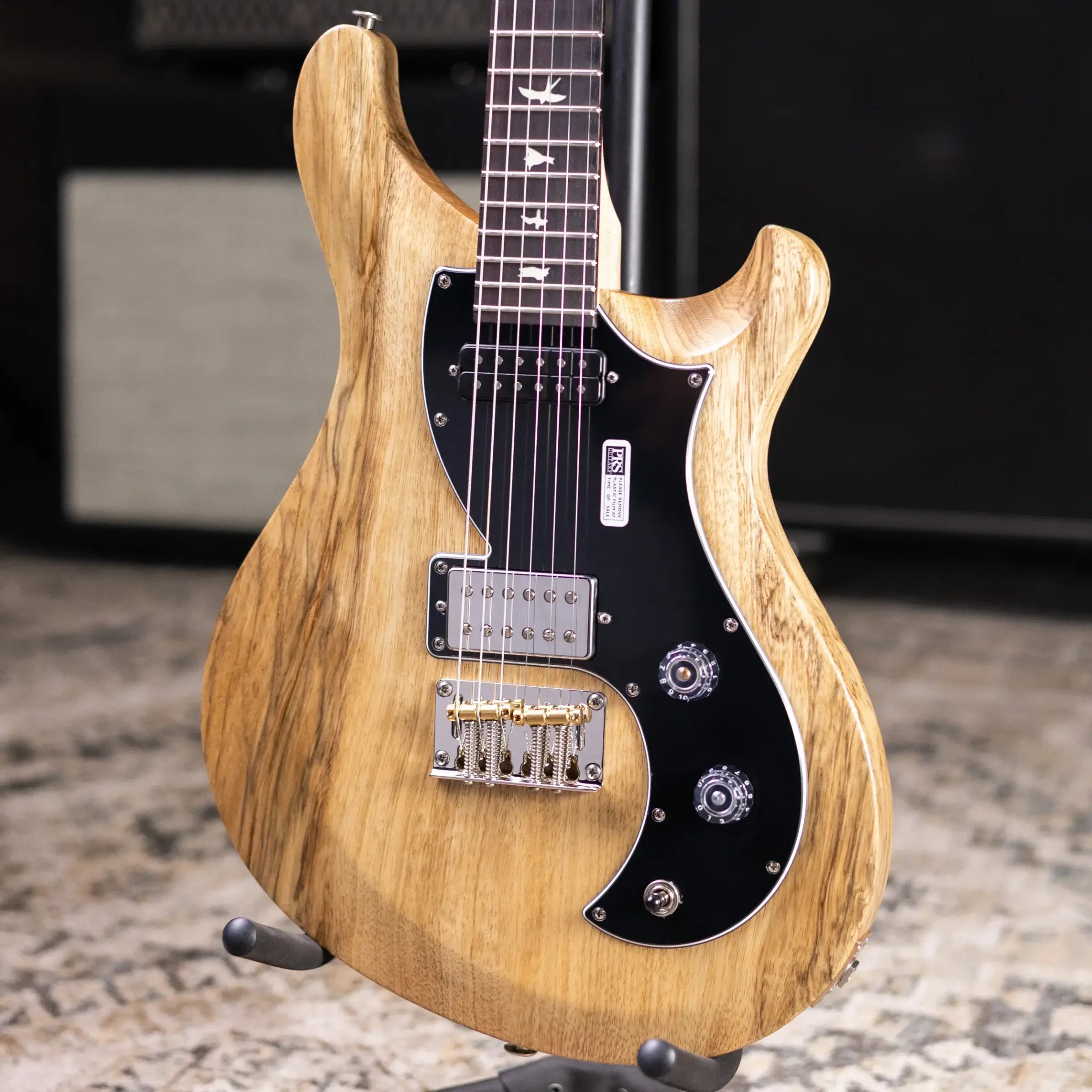 PRS S2 Vela Black Limba Limited Edition Electric Guitar - Natural with Gig Bag